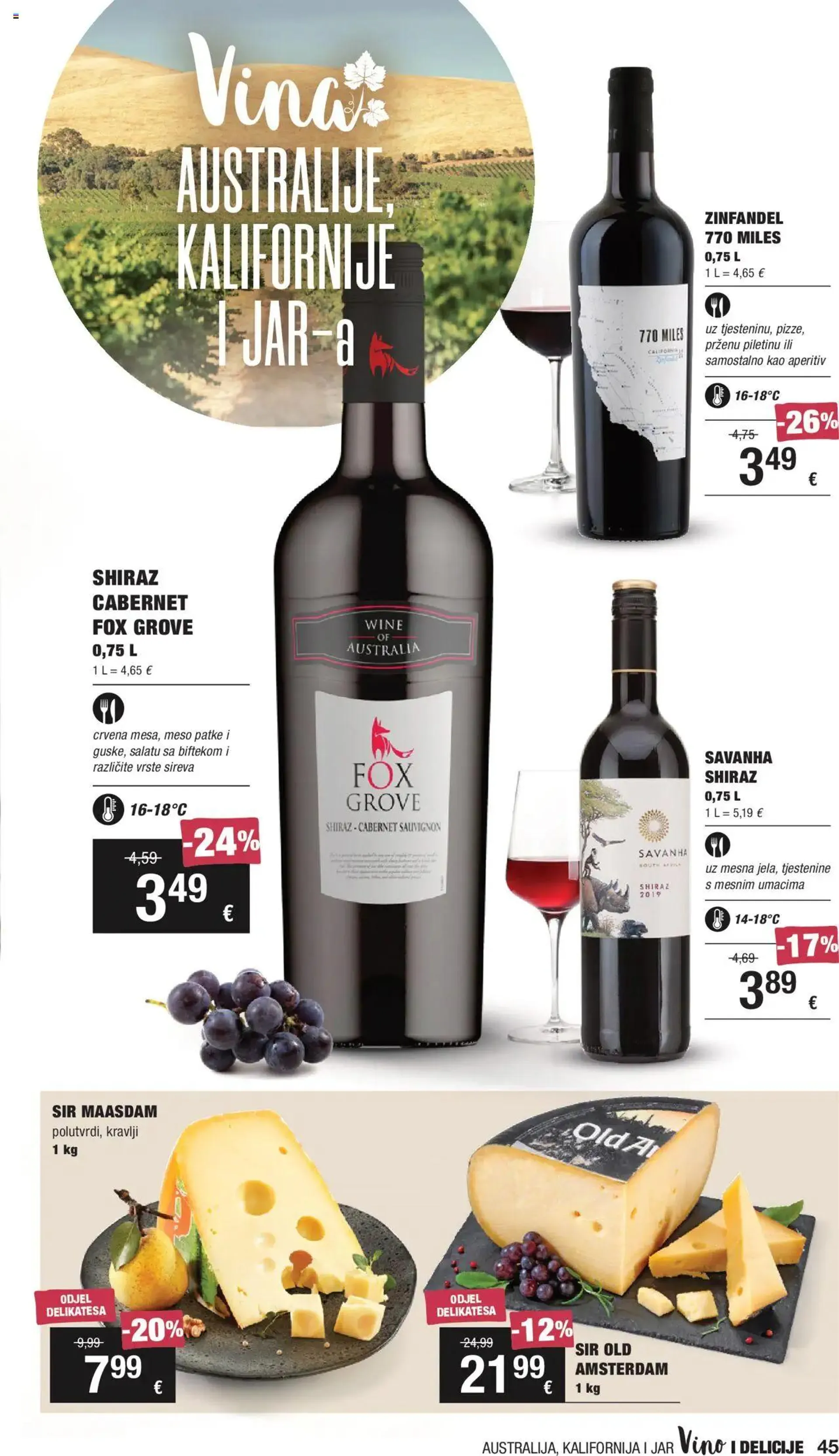 Katalog Katalog Vino Interspar od 19. rujna do 9. listopada 2024. - Pregled Stranica 45