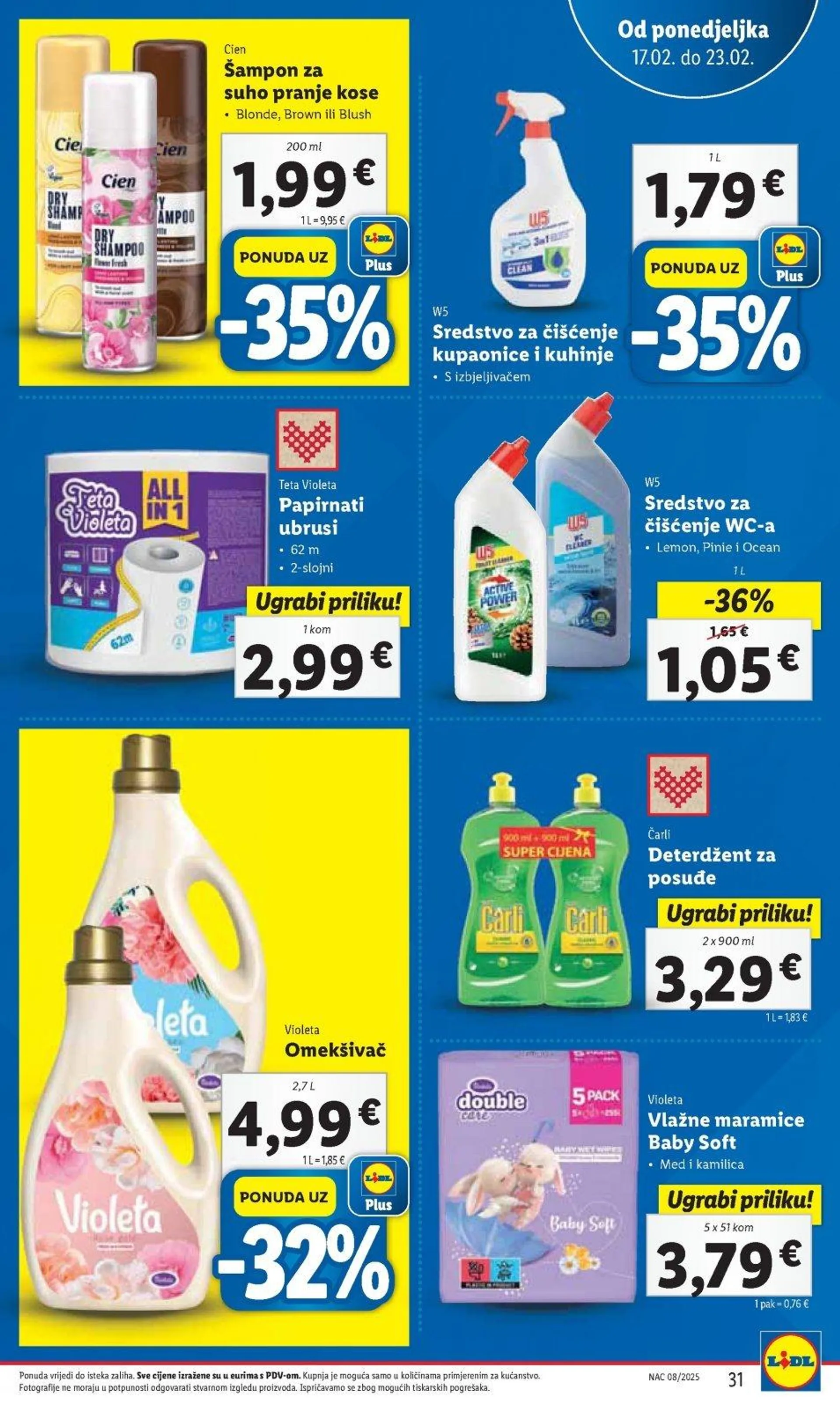 Katalog Lidl katalog do 23.02.2025 od 13. veljače do 23. veljače 2025. - Pregled Stranica 31