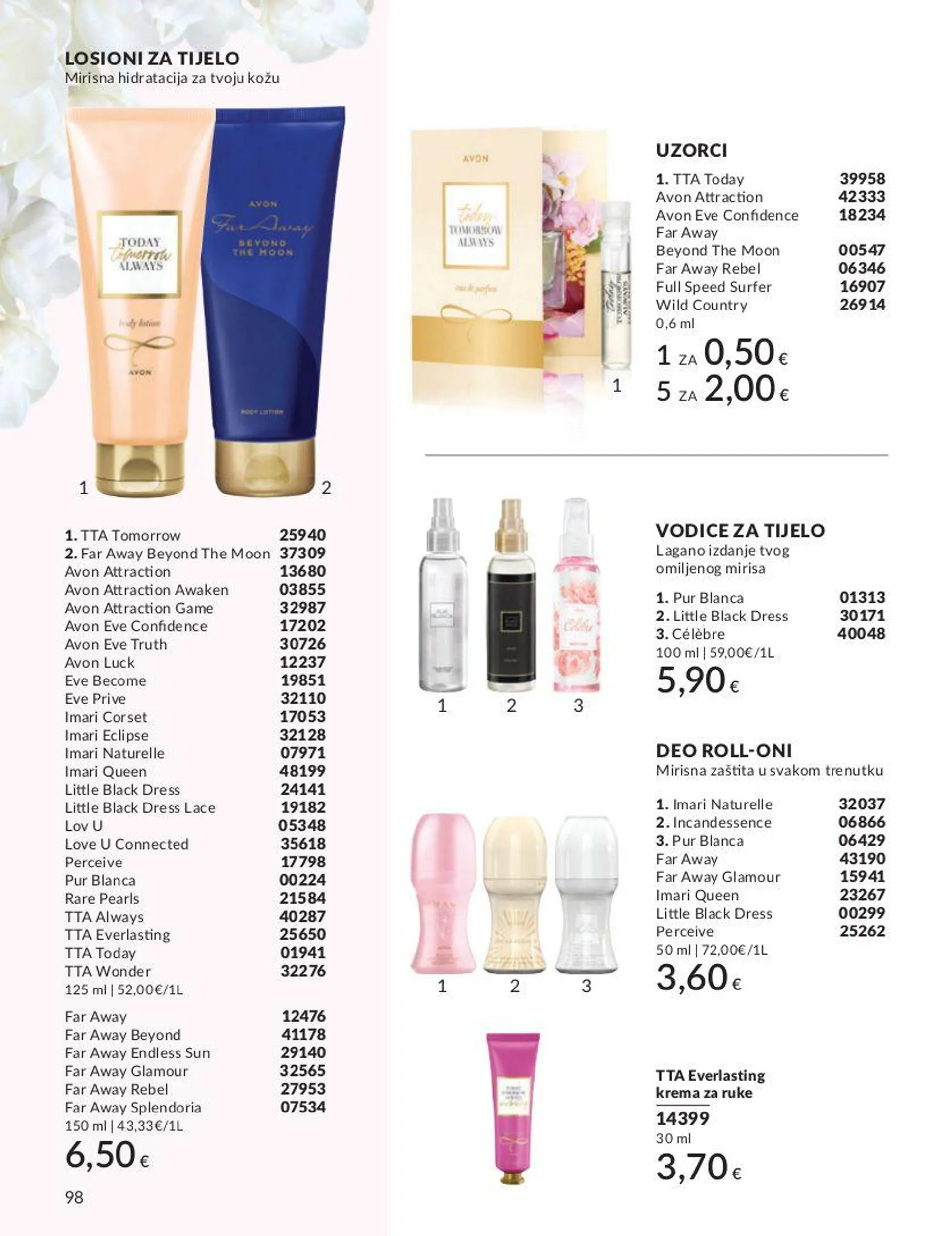 Katalog Avon od 1. srpnja do 31. srpnja 2024. - Pregled Stranica 98