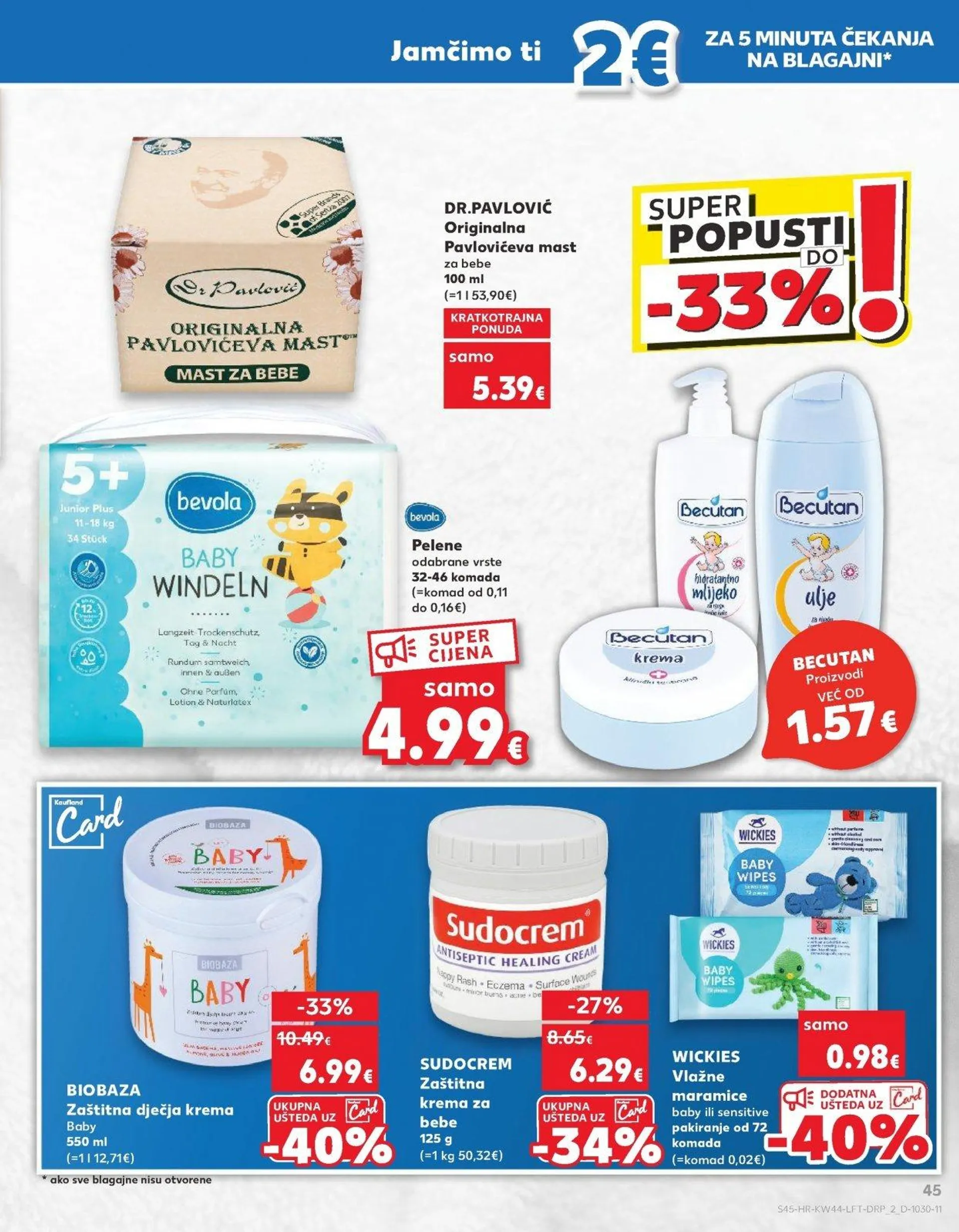 Katalog Kaufland katalog do 05.11.2024 od 30. listopada do 5. studenoga 2024. - Pregled Stranica 45