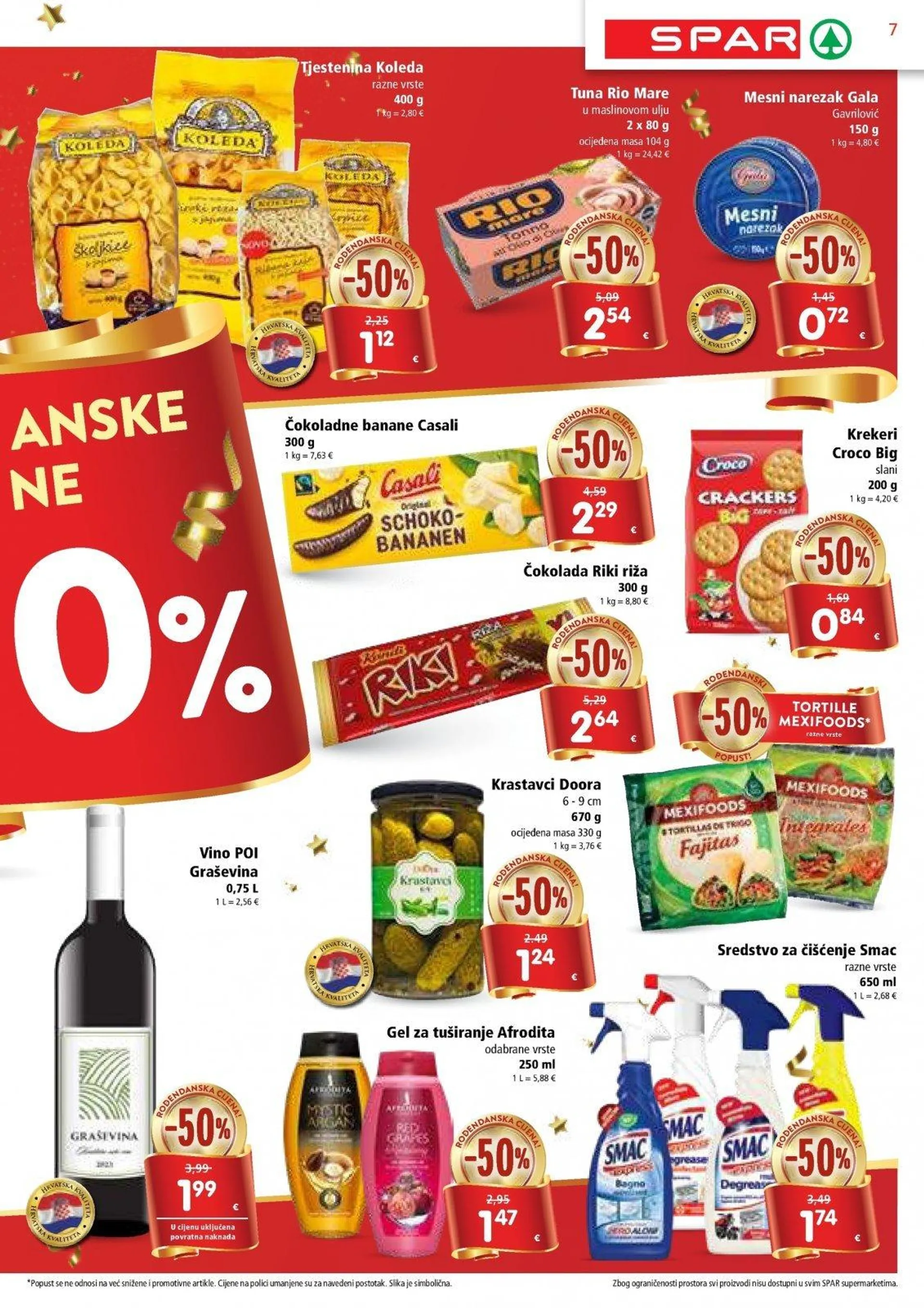 Katalog Spar katalog do 28.01.2025 od 22. siječnja do 28. siječnja 2025. - Pregled Stranica 7