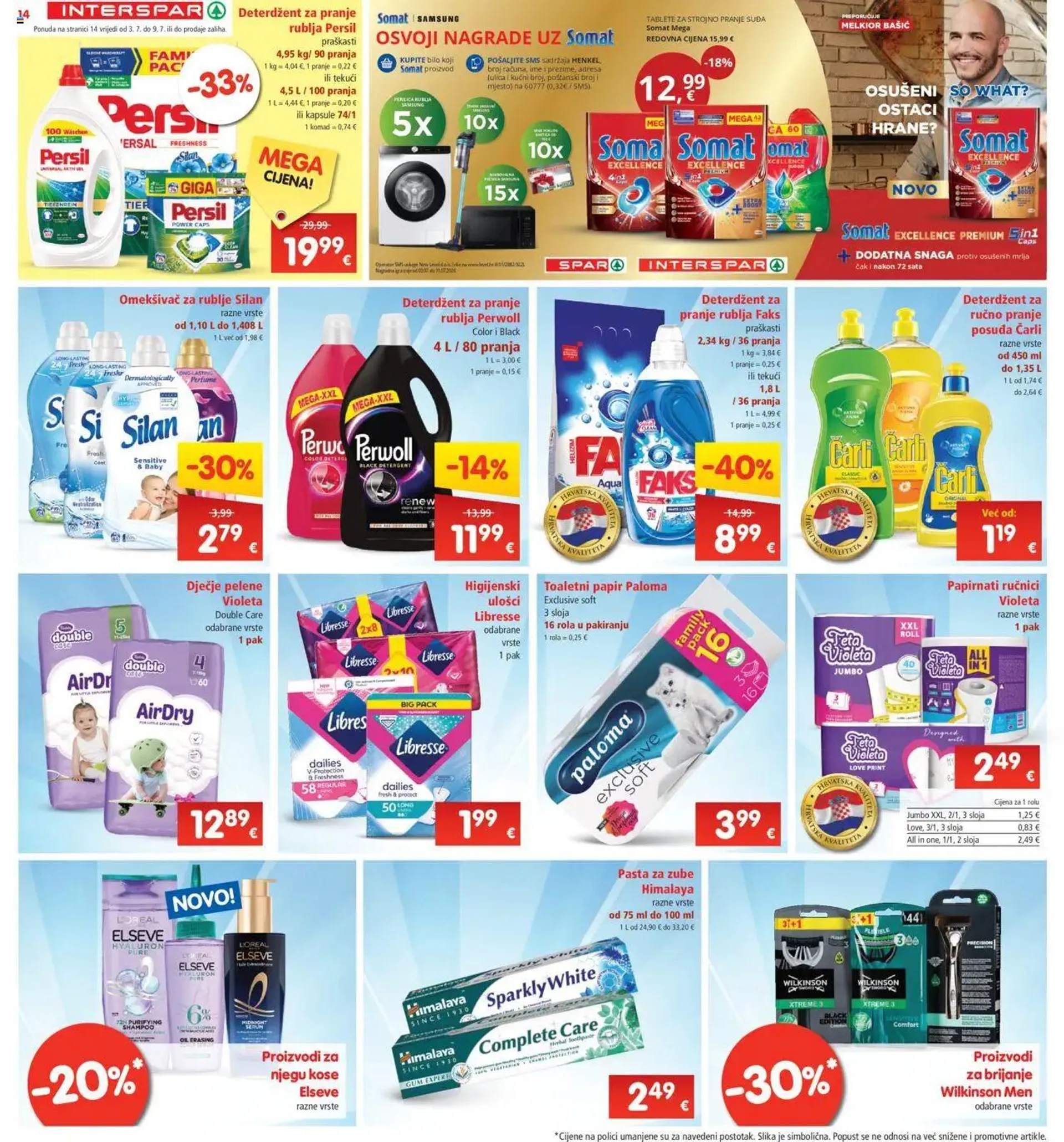 Katalog Katalog Interspar od 3. srpnja do 9. srpnja 2024. - Pregled Stranica 14