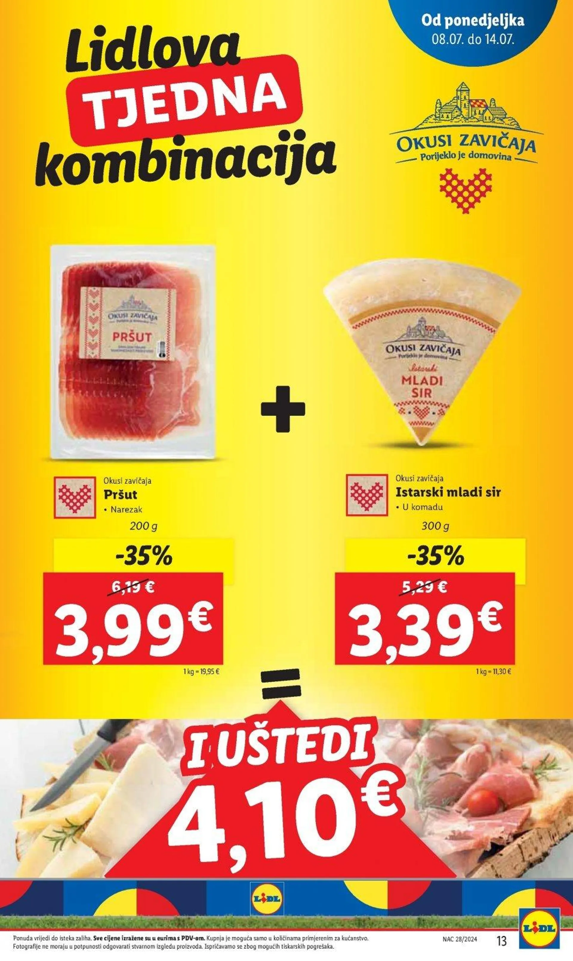 Katalog Lidl katalog do 14.07.2024 od 4. srpnja do 14. srpnja 2024. - Pregled Stranica 13