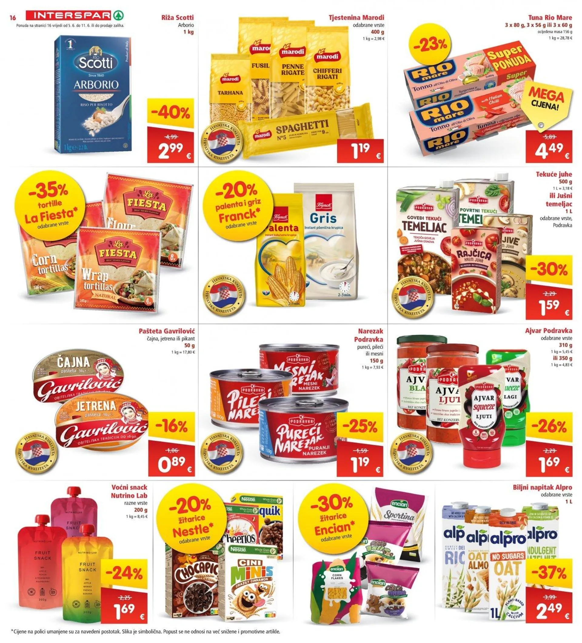 Katalog Interspar katalog do 11.06.2024 od 5. lipnja do 11. lipnja 2024. - Pregled Stranica 16