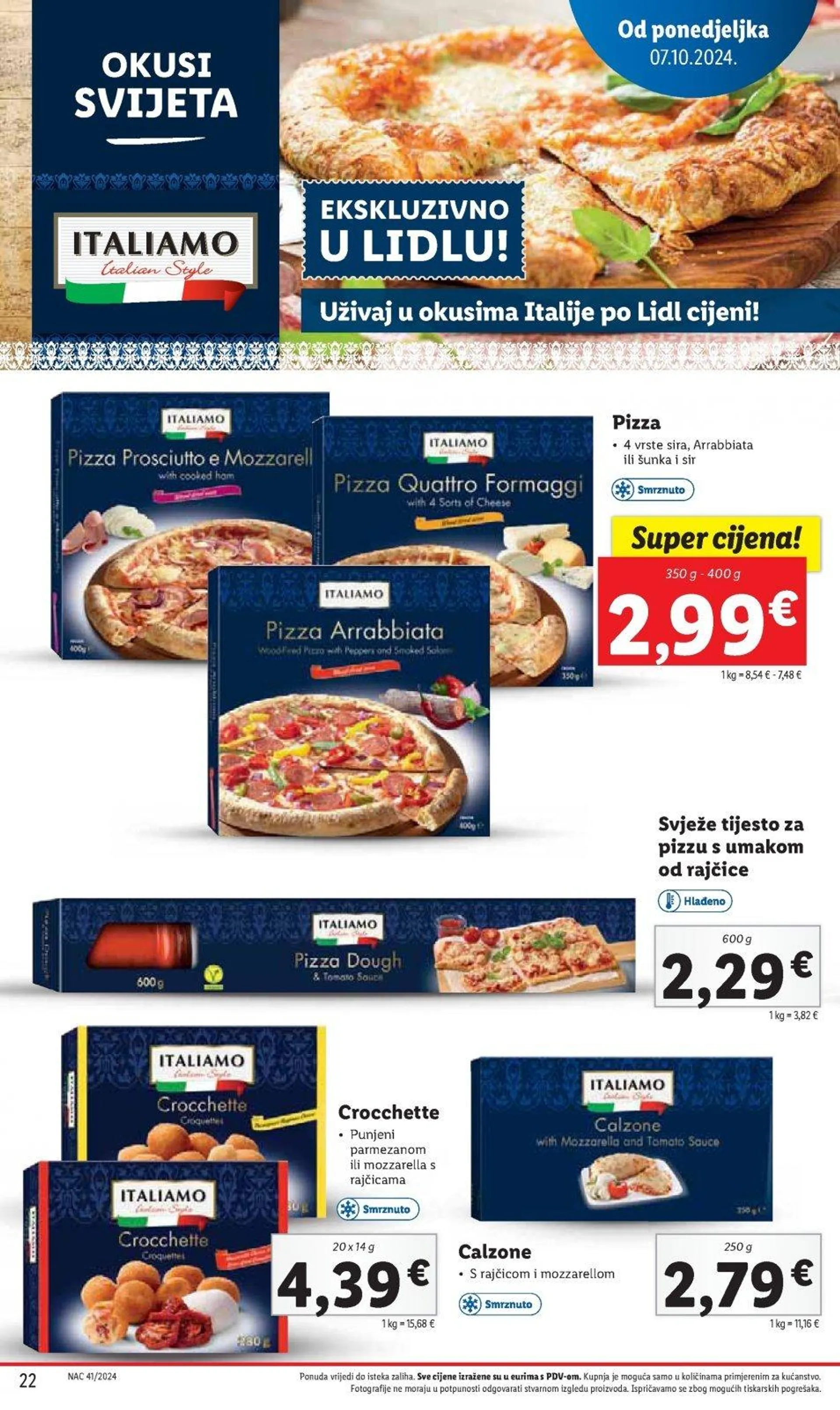 Katalog Lidl katalog do 13.10.2024 od 3. listopada do 13. listopada 2024. - Pregled Stranica 22