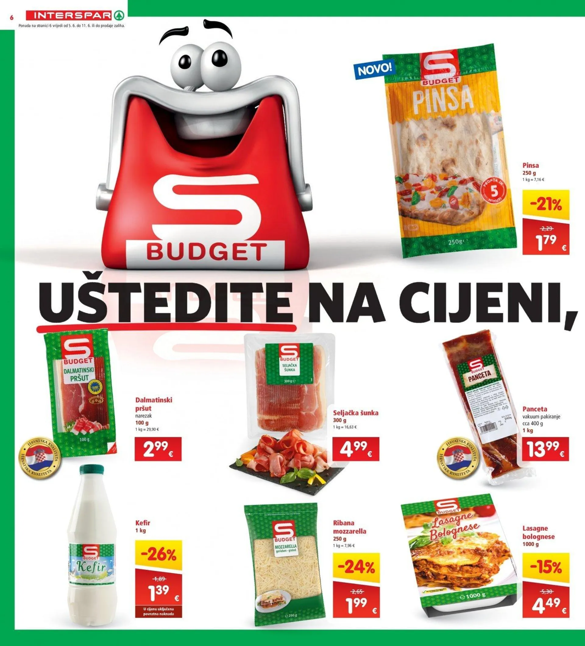 Katalog Interspar katalog do 11.06.2024 od 5. lipnja do 11. lipnja 2024. - Pregled Stranica 6