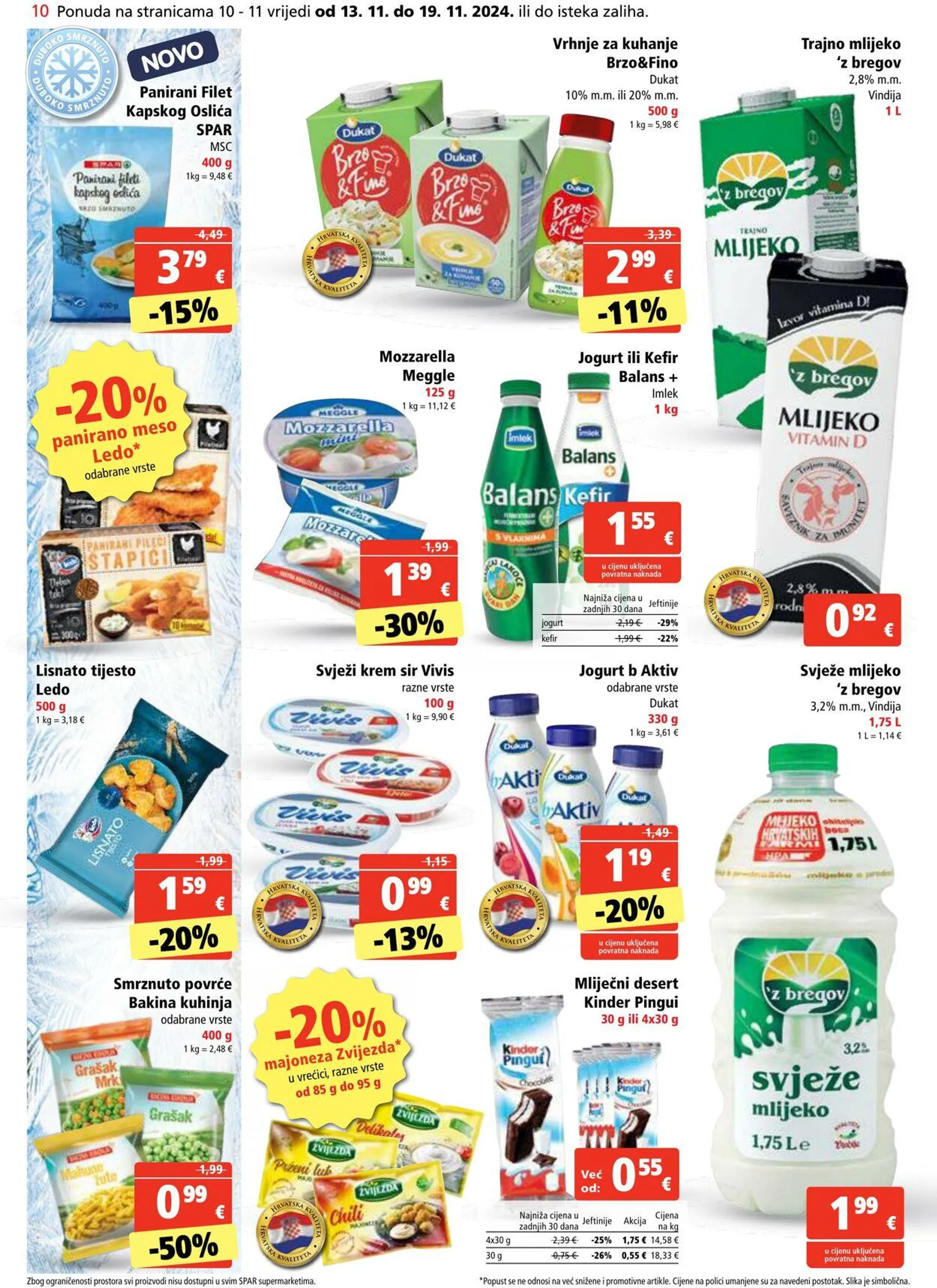 Katalog Spar od 13. studenoga do 19. studenoga 2024. - Pregled Stranica 10