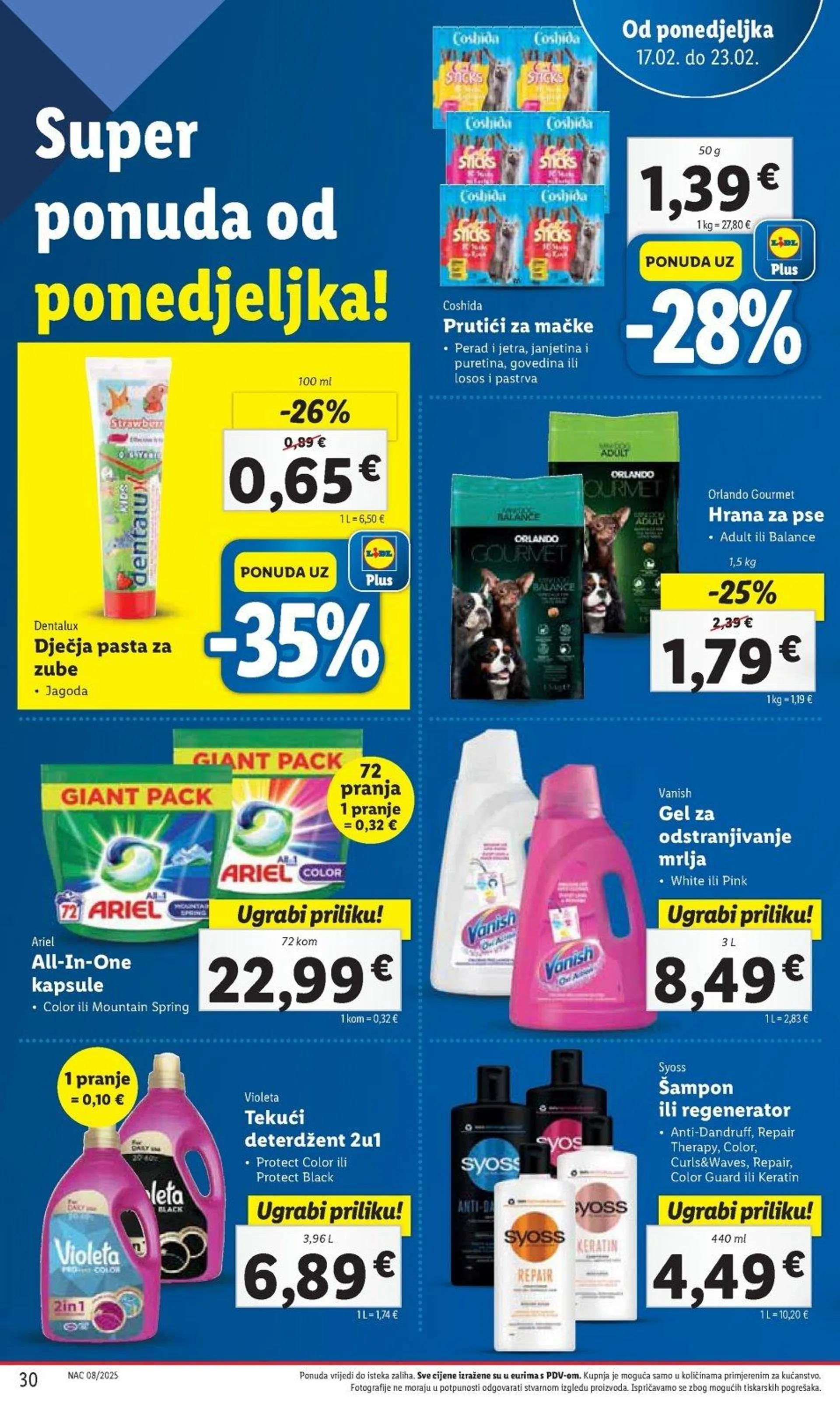 Katalog Lidl katalog do 23.02.2025 od 13. veljače do 23. veljače 2025. - Pregled Stranica 30