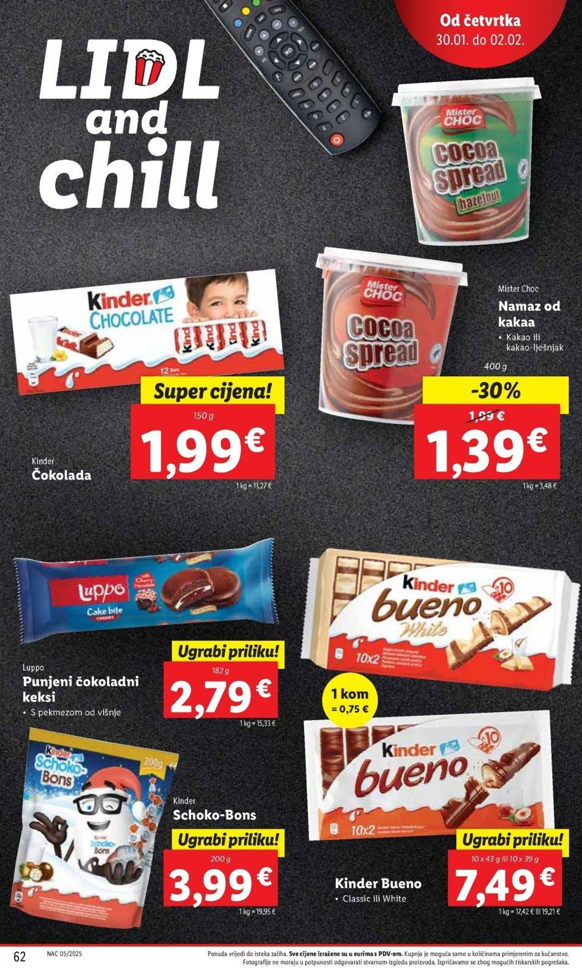 Katalog Lidl katalog do 02.02.2025 od 23. siječnja do 2. veljače 2025. - Pregled Stranica 62