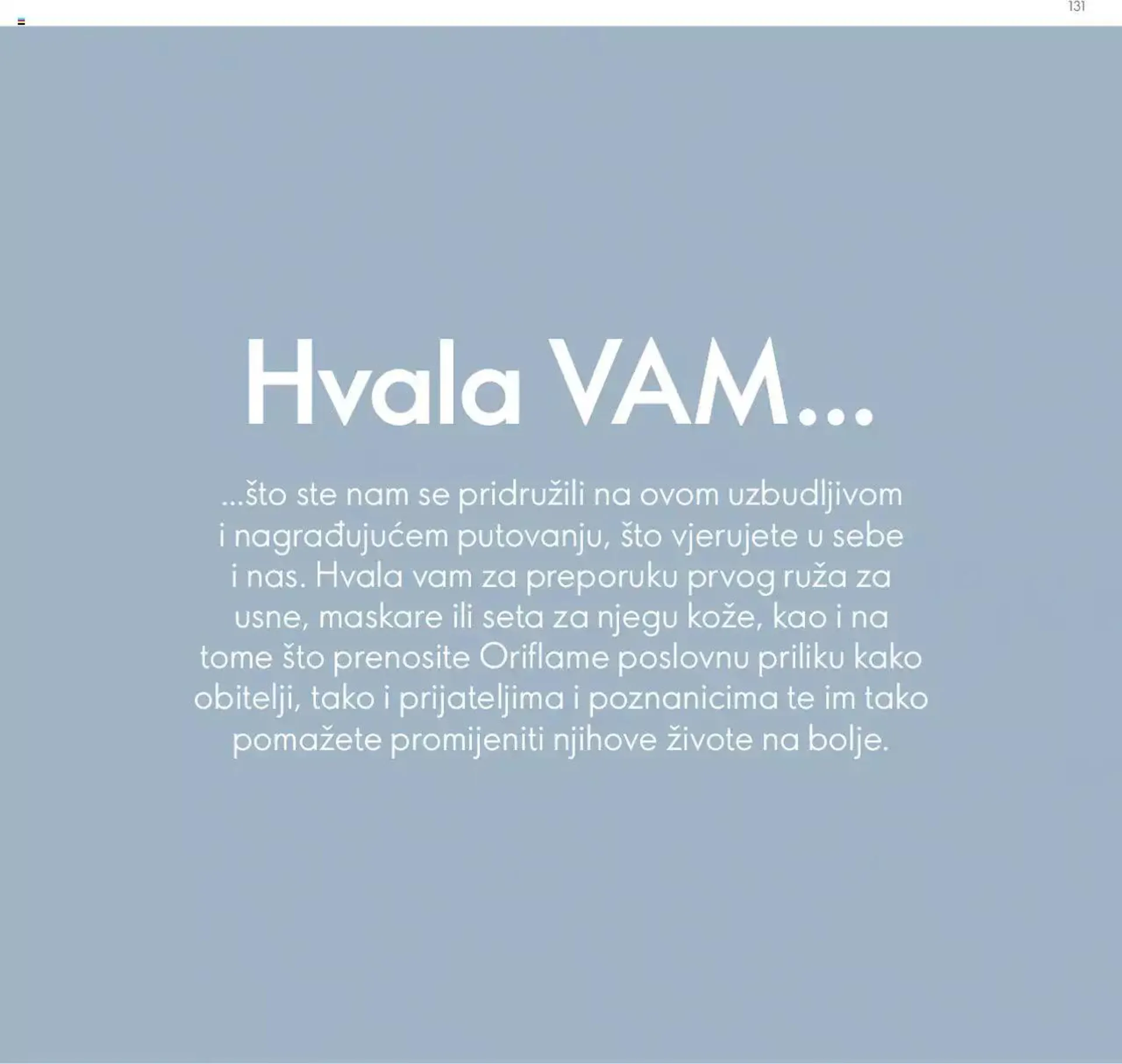 Katalog Oriflame katalog Model za Brend partnere od 23. siječnja do 31. prosinca 2024. - Pregled Stranica 131