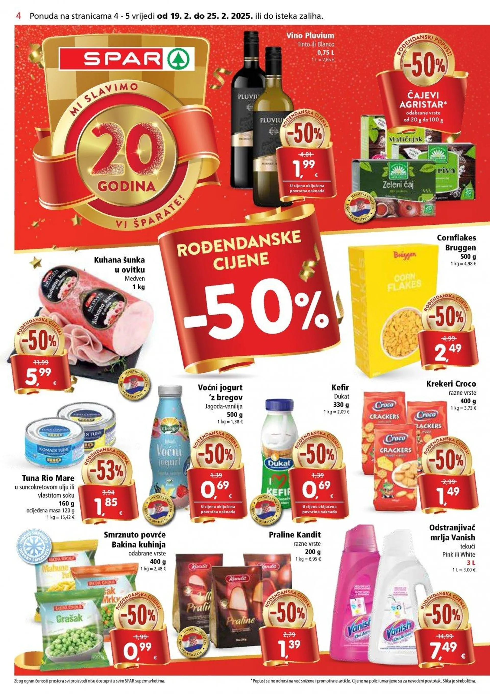 Katalog Spar katalog do 25.02.2025 od 19. veljače do 25. veljače 2025. - Pregled Stranica 4