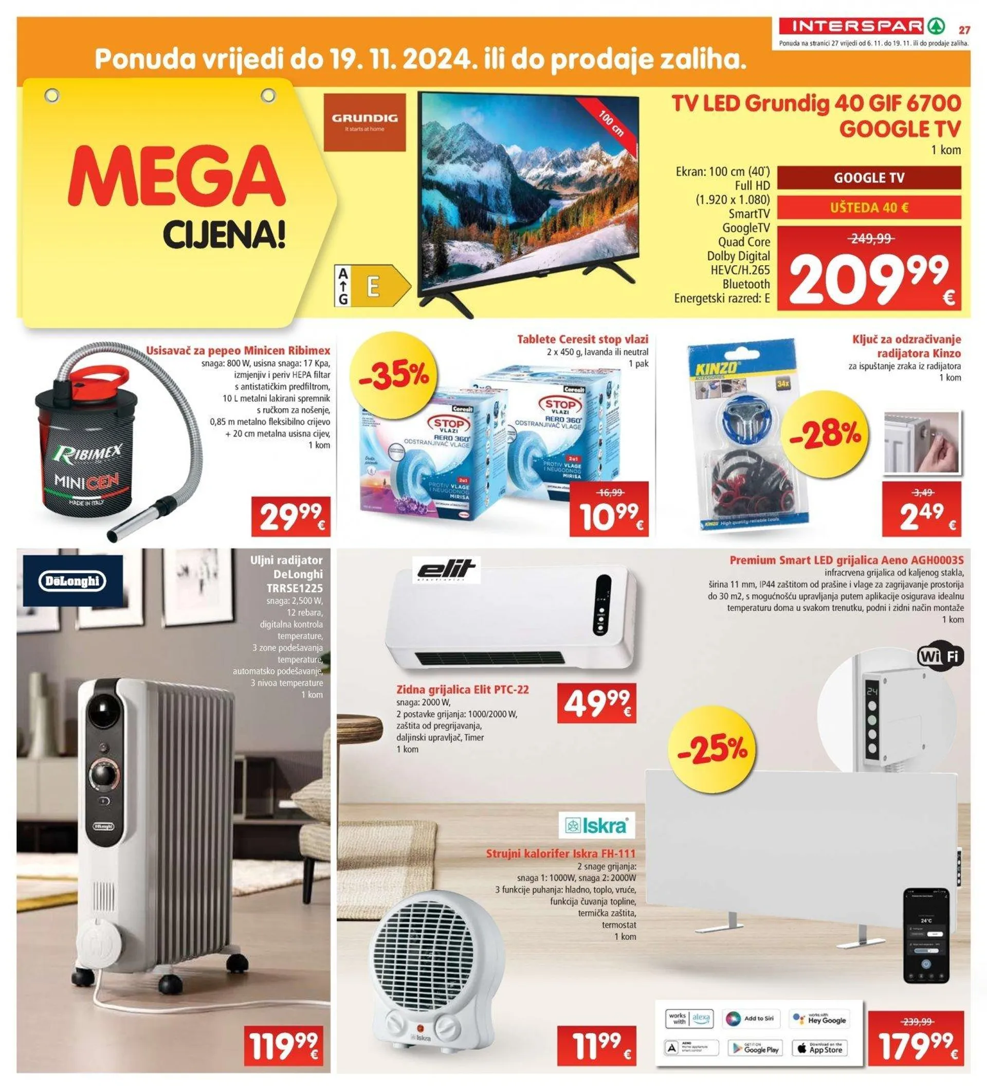 Katalog Interspar katalog do 12.11.2024 od 6. studenoga do 12. studenoga 2024. - Pregled Stranica 27