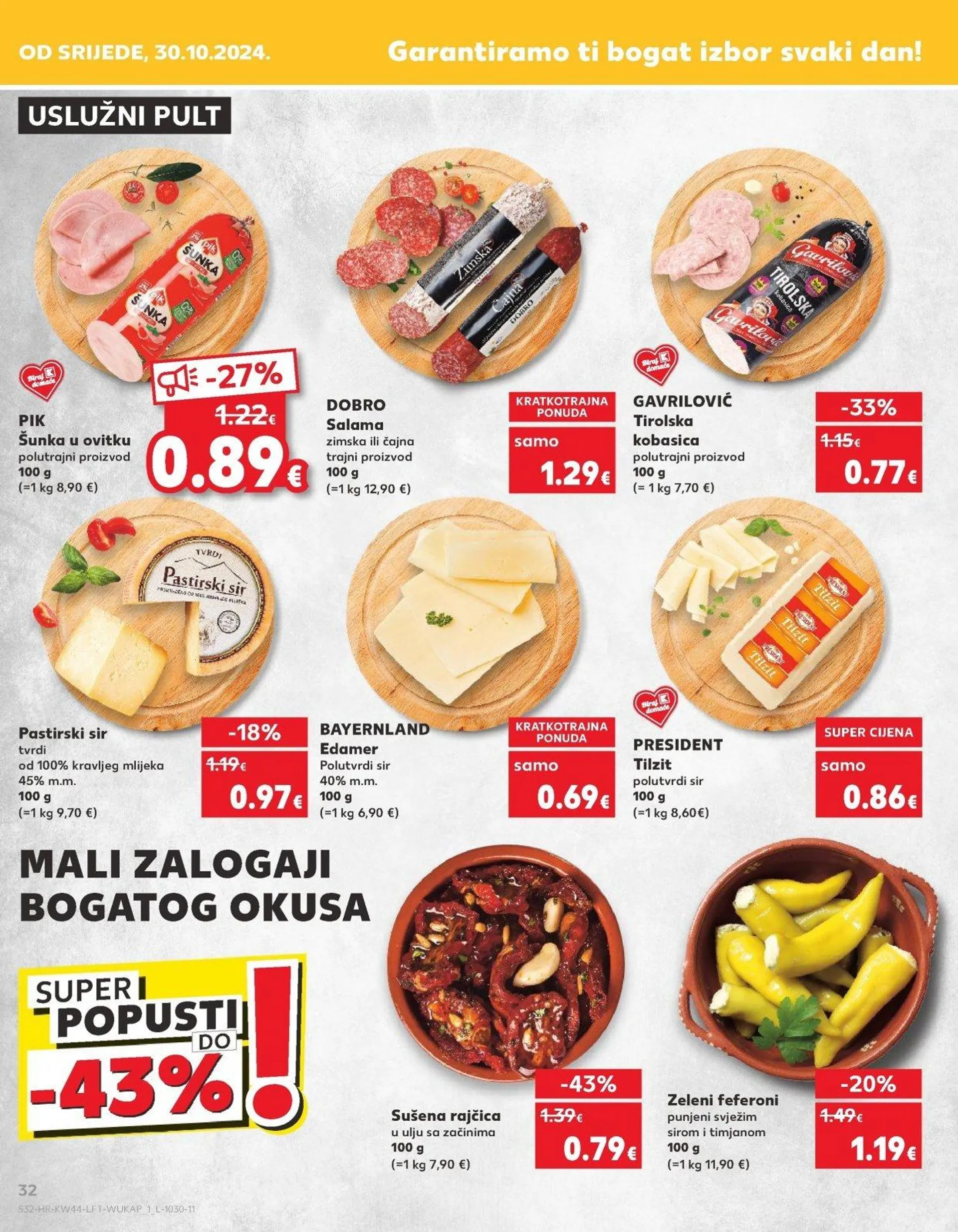 Katalog Kaufland katalog do 05.11.2024 od 30. listopada do 5. studenoga 2024. - Pregled Stranica 32