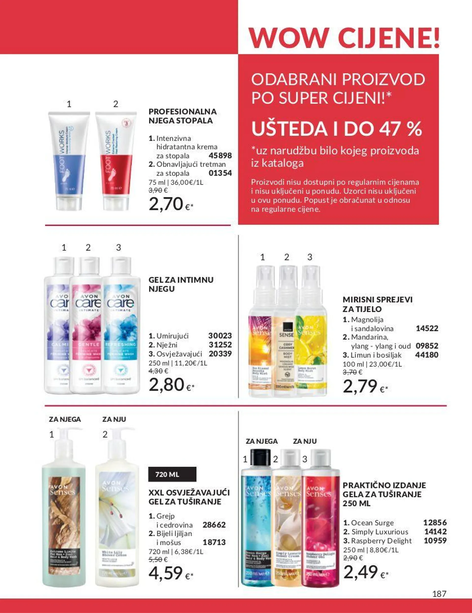 Katalog Avon od 3. siječnja do 17. siječnja 2025. - Pregled Stranica 187