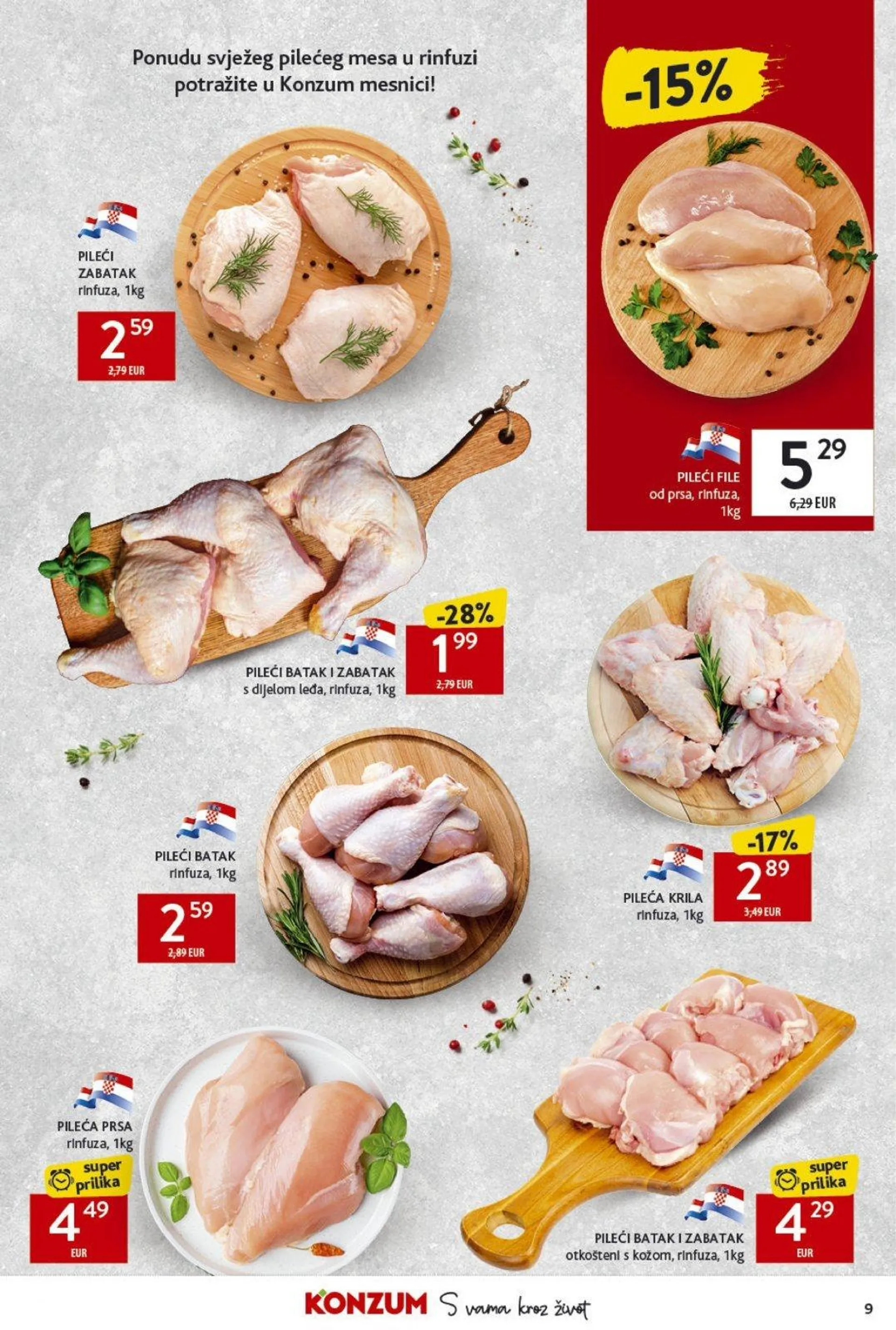 Katalog Konzum katalog do 15.01.2025 od 9. siječnja do 15. siječnja 2025. - Pregled Stranica 9