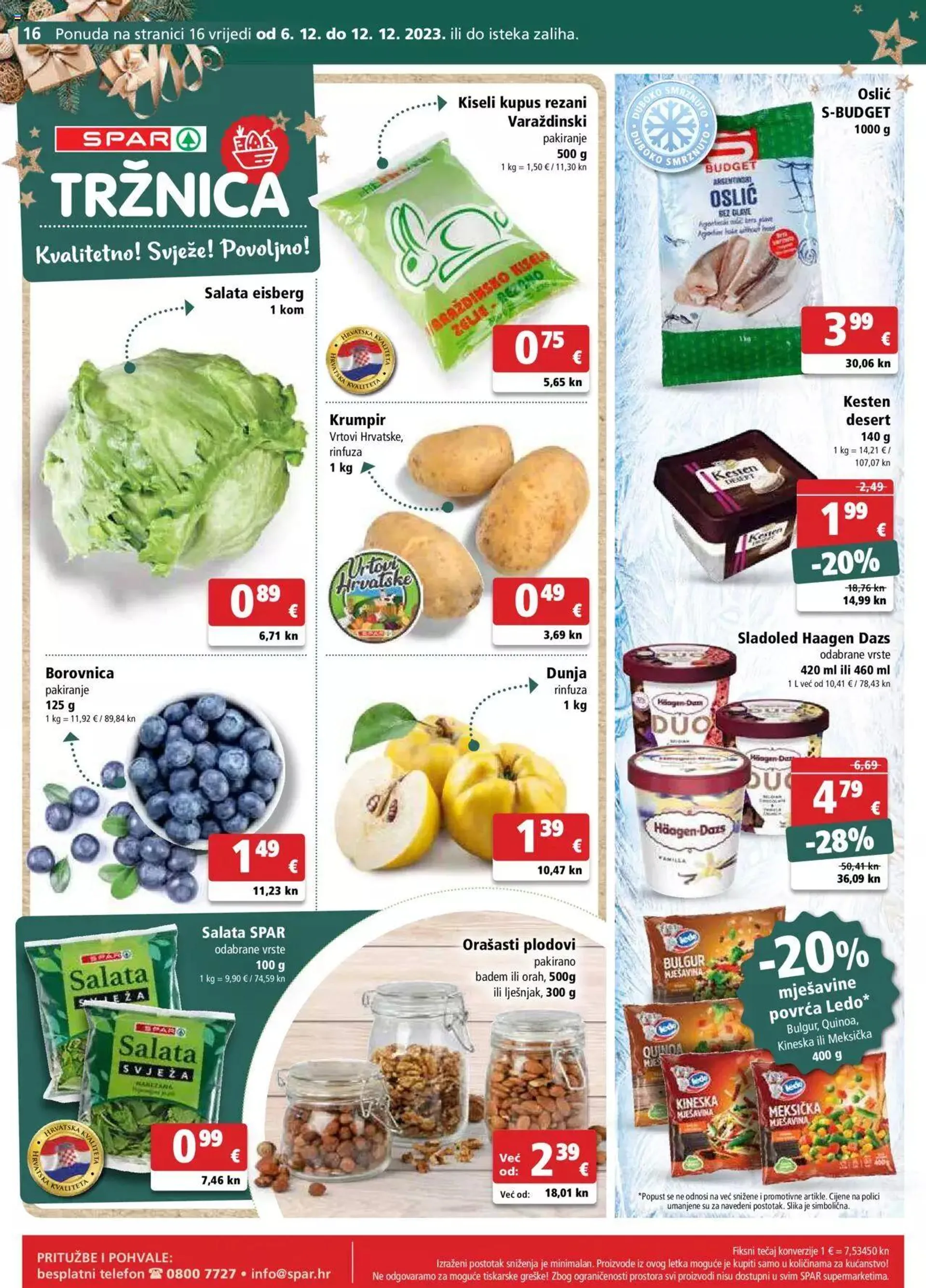 Katalog Katalog Spar od 6. prosinca do 12. prosinca 2023. - Pregled Stranica 16