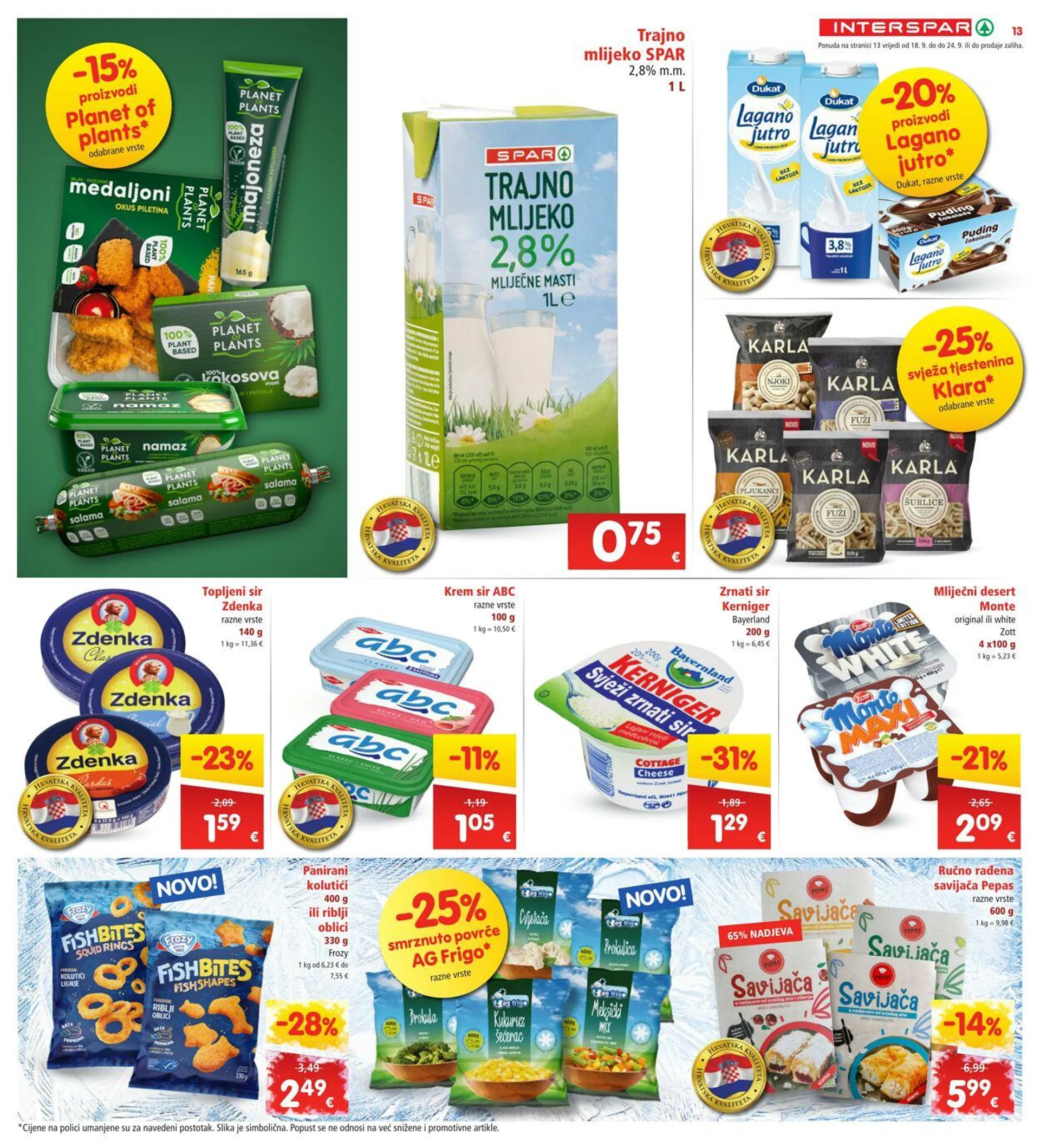 Katalog Spar od 20. rujna do 2. listopada 2024. - Pregled Stranica 13