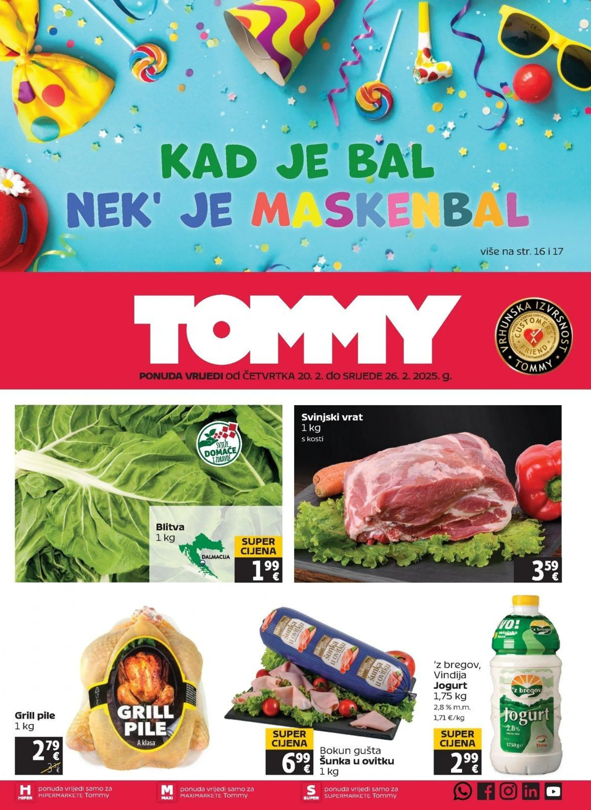 Katalog Tommy katalog do 26.02.2025 od 20. veljače do 26. veljače 2025. - Pregled Stranica 1