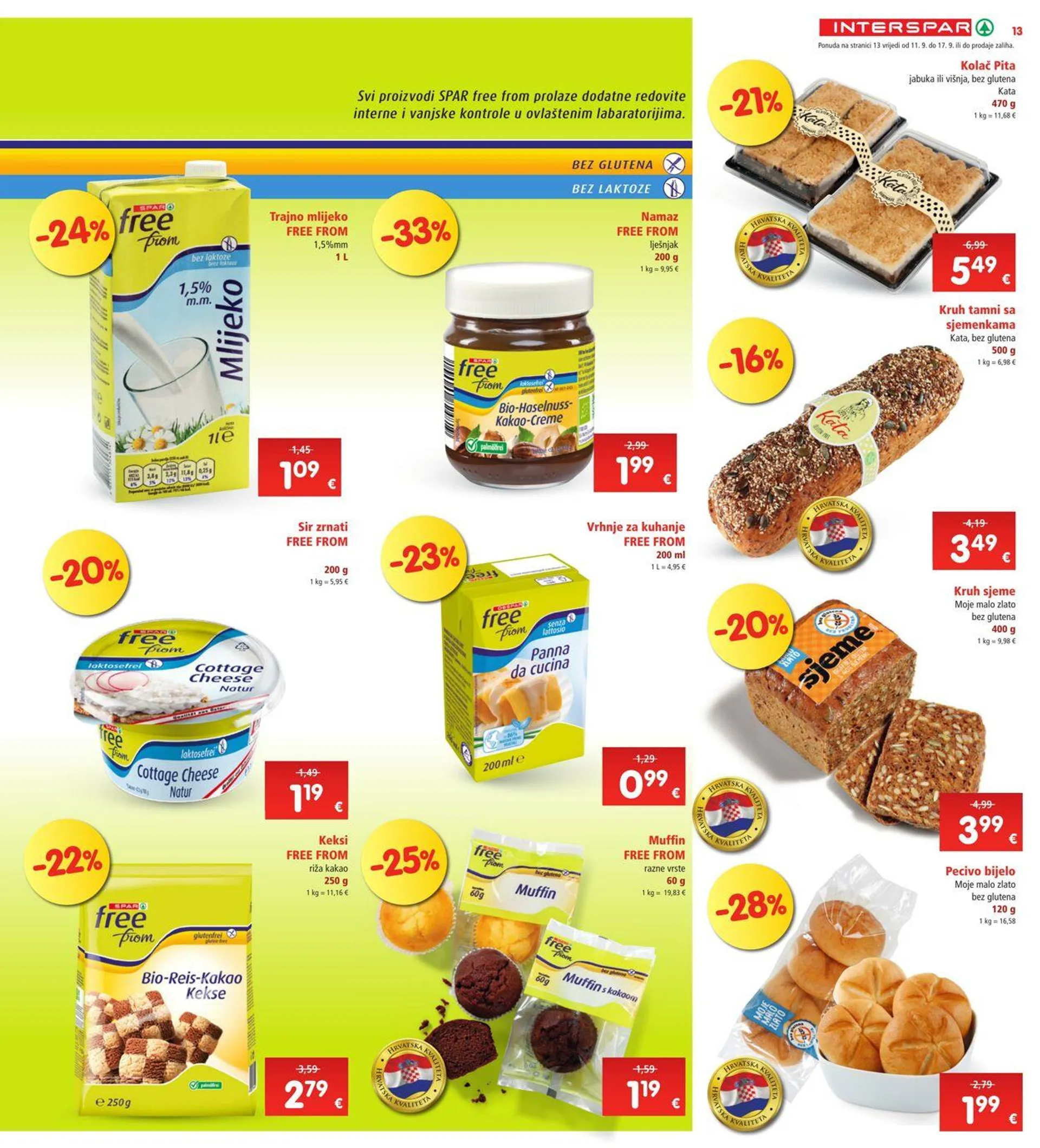 Katalog Spar od 11. rujna do 18. rujna 2024. - Pregled Stranica 13