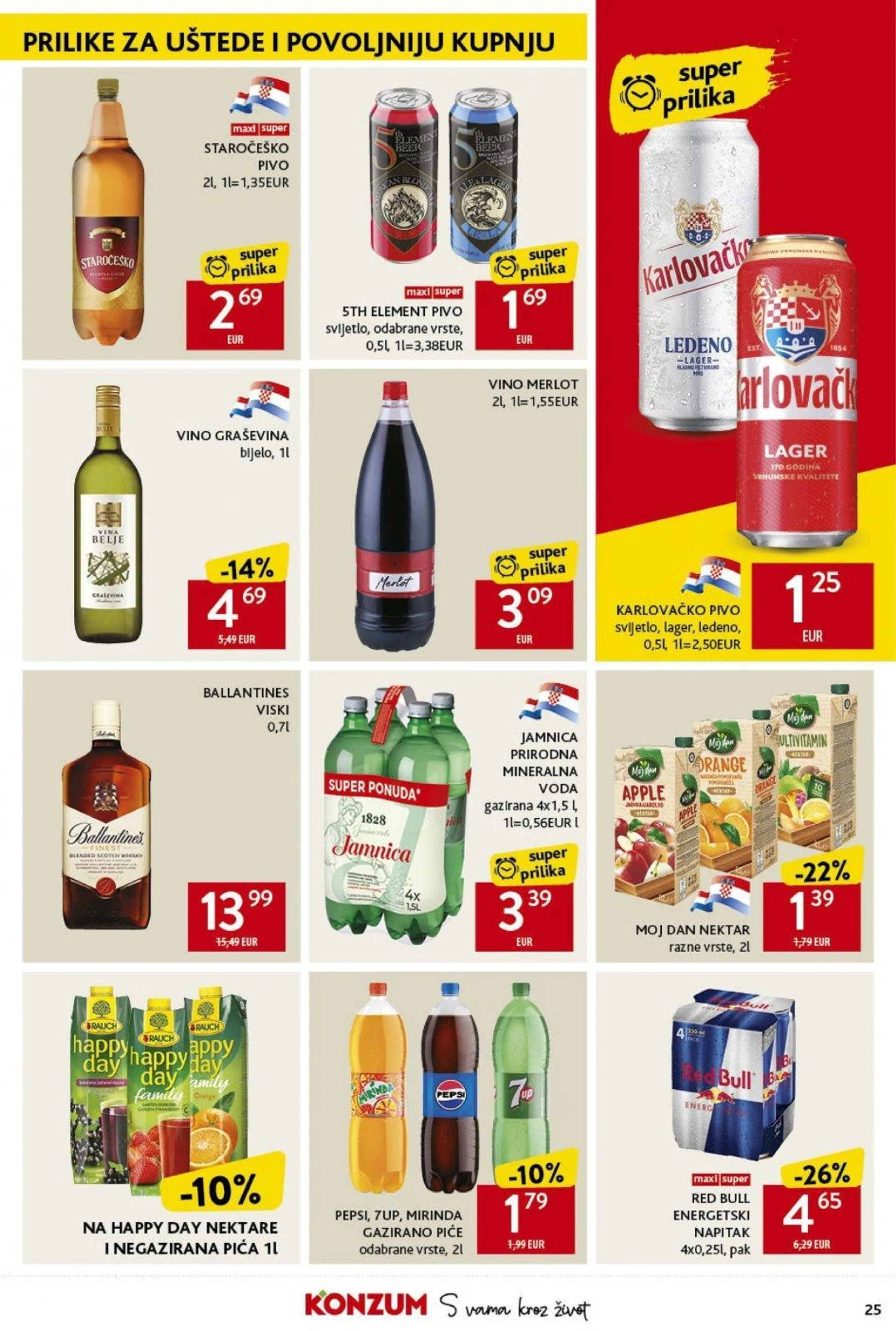 Katalog Konzum katalog do 02.10.2024 od 26. rujna do 2. listopada 2024. - Pregled Stranica 25