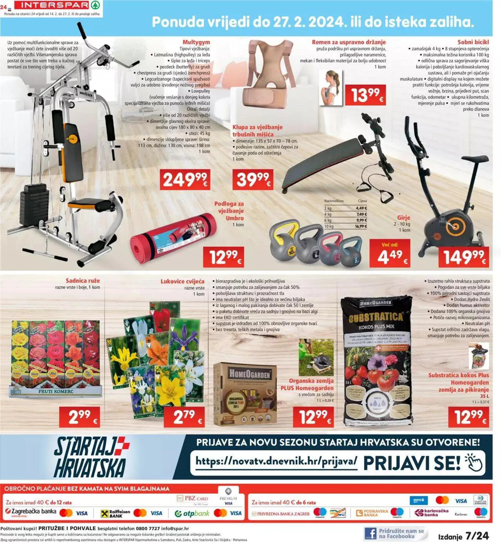 Katalog Katalog Interspar od 14. veljače do 20. veljače 2024. - Pregled Stranica 24