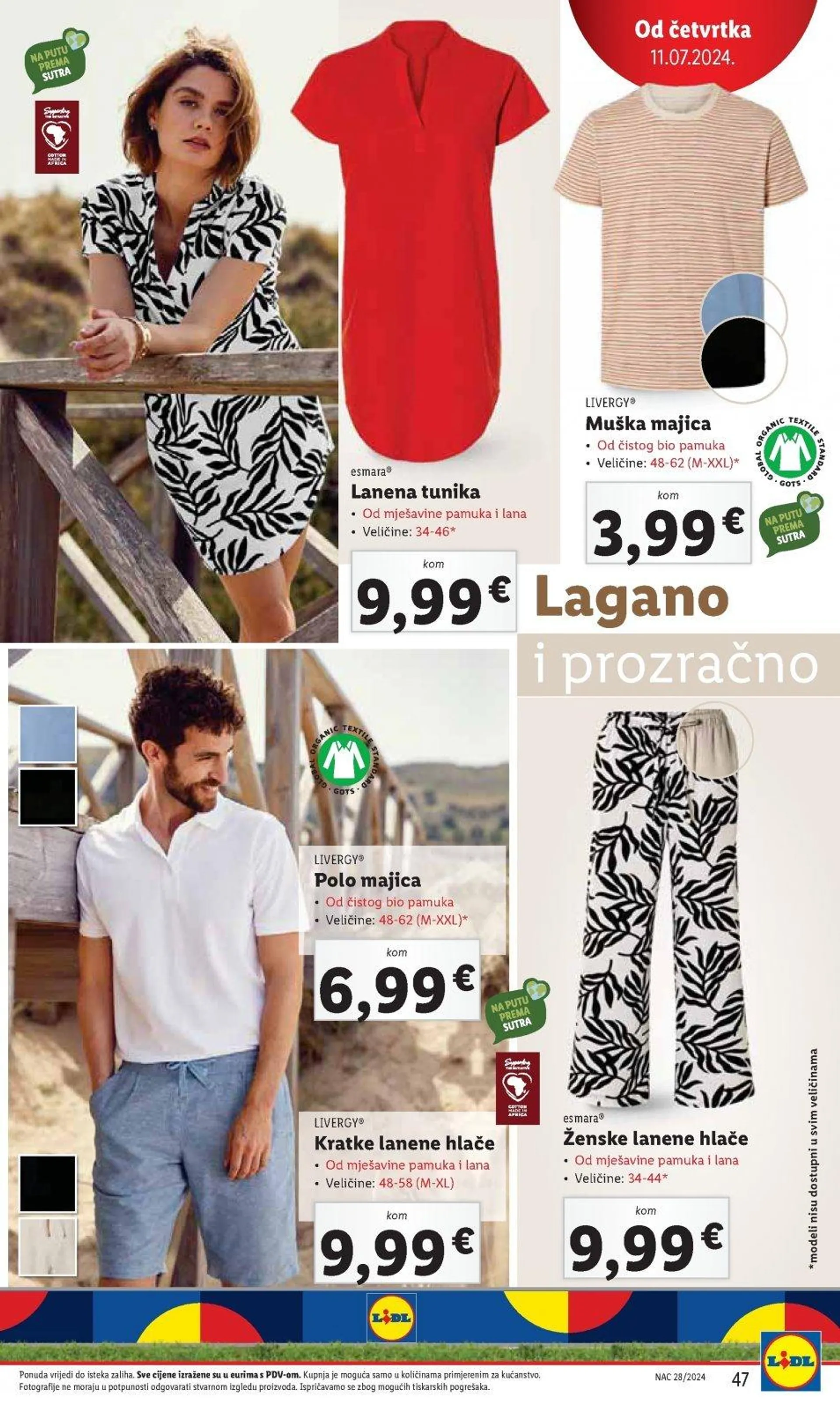 Katalog Lidl katalog do 14.07.2024 od 4. srpnja do 14. srpnja 2024. - Pregled Stranica 47