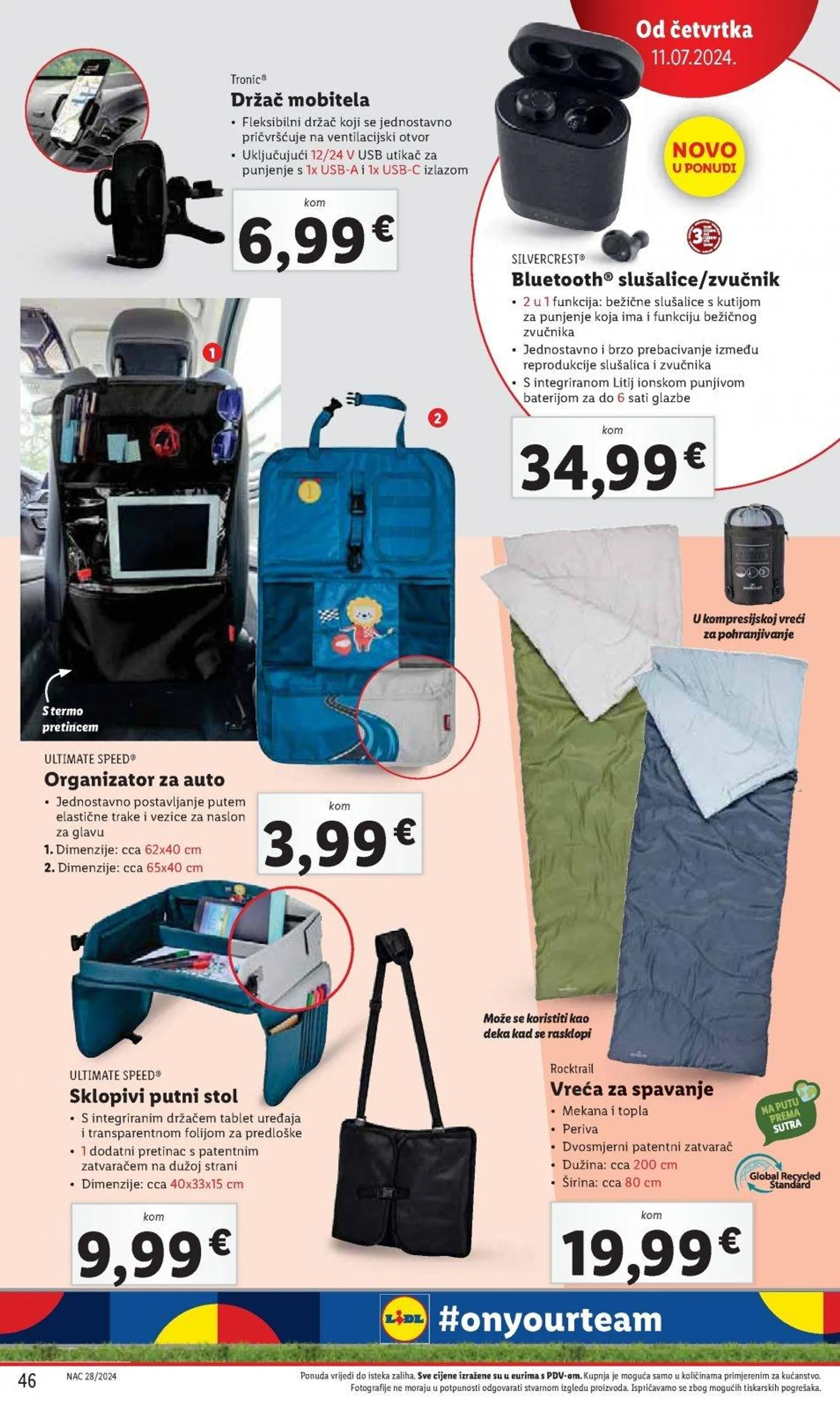 Katalog Lidl katalog do 14.07.2024 od 4. srpnja do 14. srpnja 2024. - Pregled Stranica 46