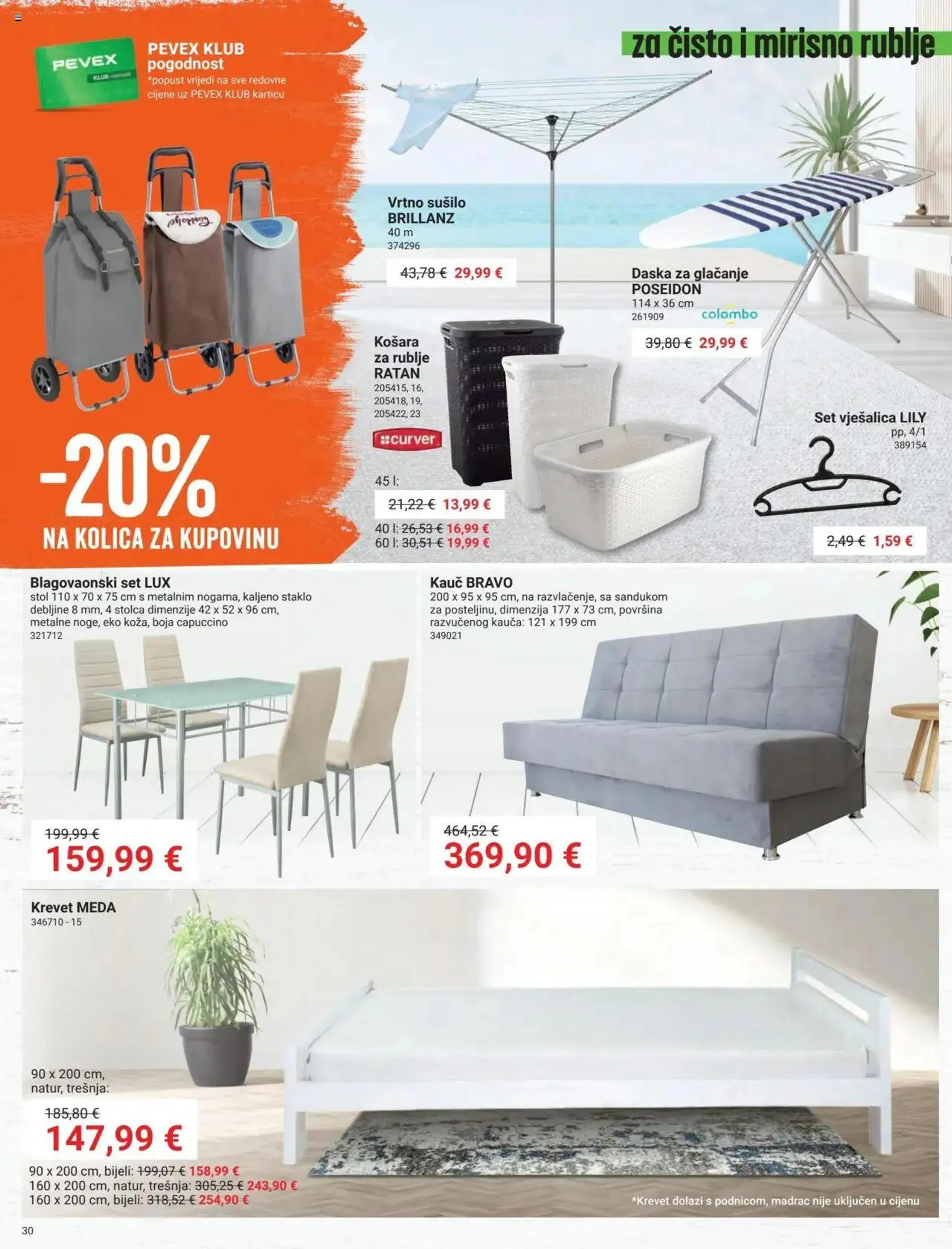 Katalog Katalog Pevex od 25. srpnja do 26. kolovoza 2024. - Pregled Stranica 30