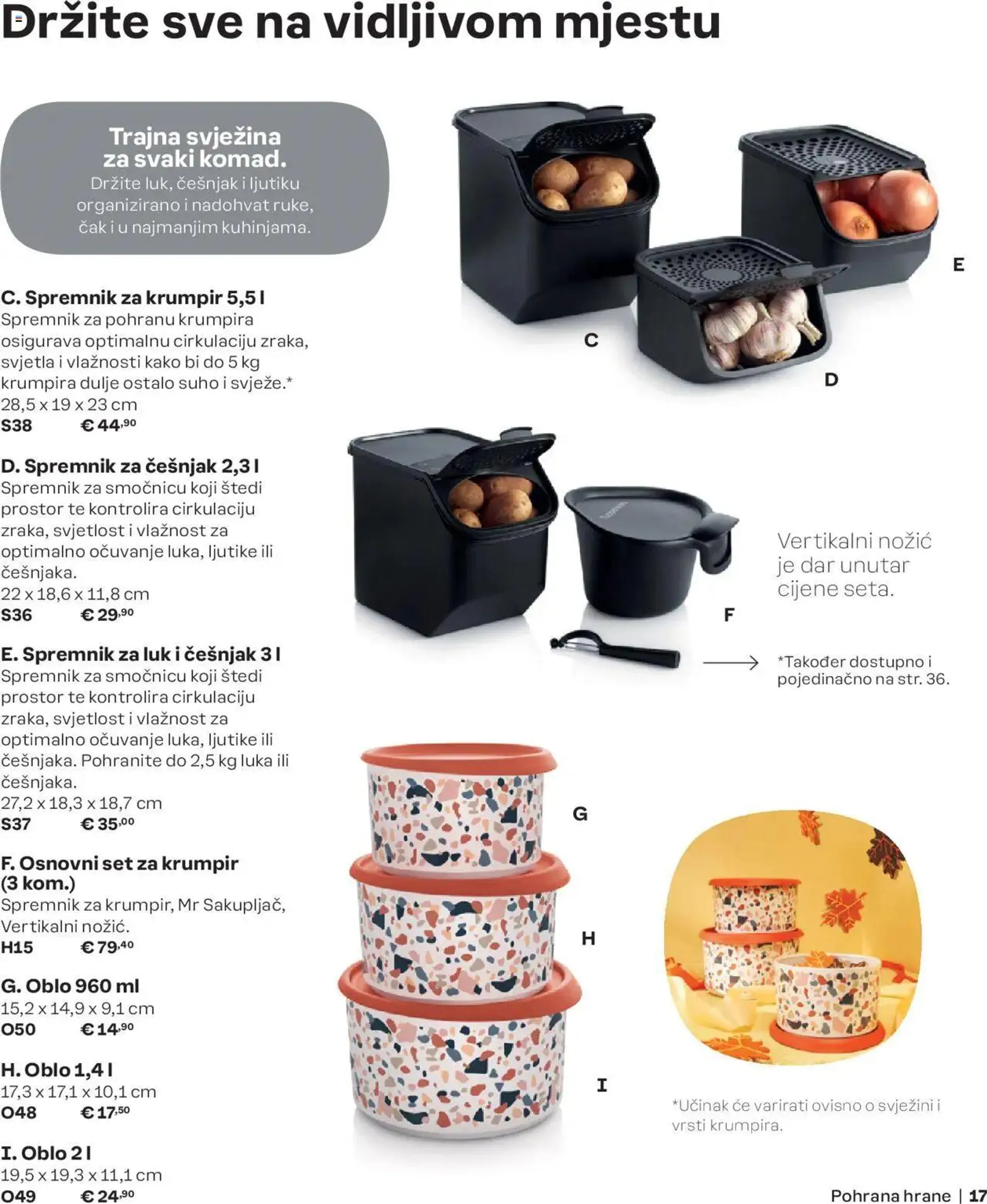 Katalog Autumn - Winter 2024/2025 Catalogue Tupperware od 1. rujna do 31. prosinca 2024. - Pregled Stranica 17