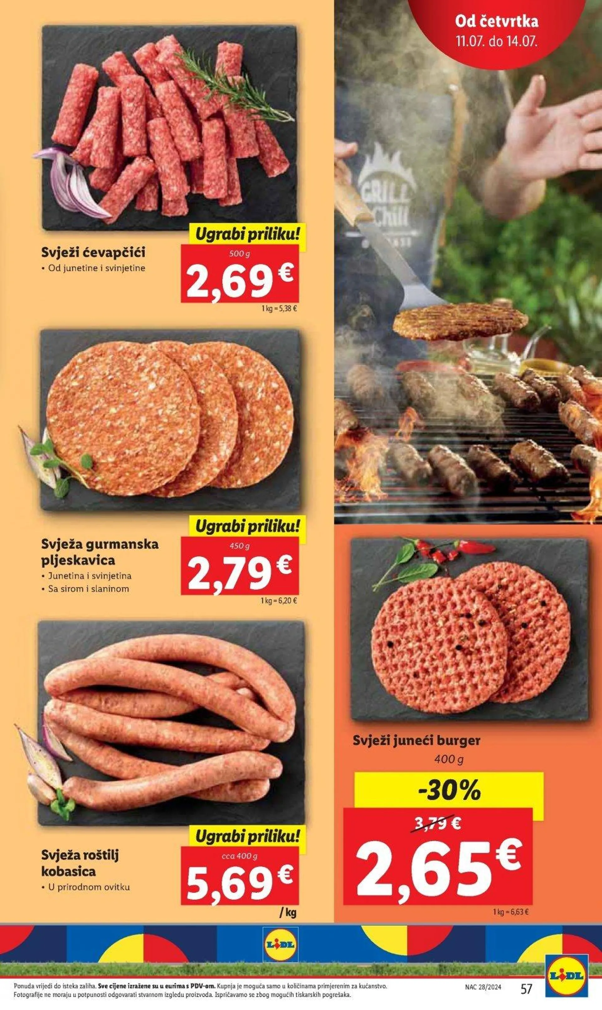 Katalog Lidl katalog do 14.07.2024 od 4. srpnja do 14. srpnja 2024. - Pregled Stranica 57