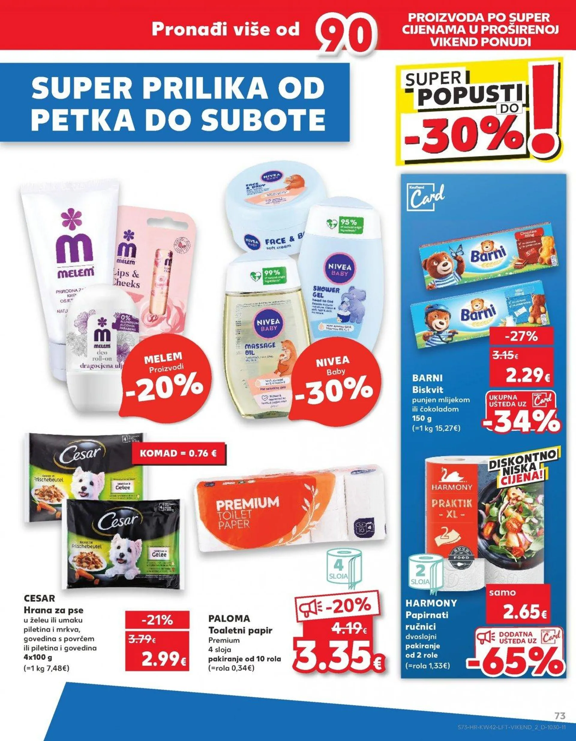 Katalog Kaufland katalog do 22.10.2024 od 16. listopada do 22. listopada 2024. - Pregled Stranica 73