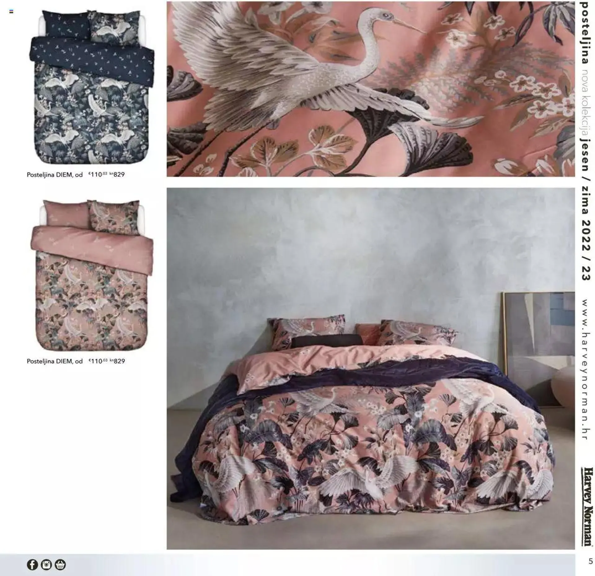 Katalog Katalog Nova kolekcija posteljine 2022 Harvey Norman od 18. listopada do 31. prosinca 2023. - Pregled Stranica 5