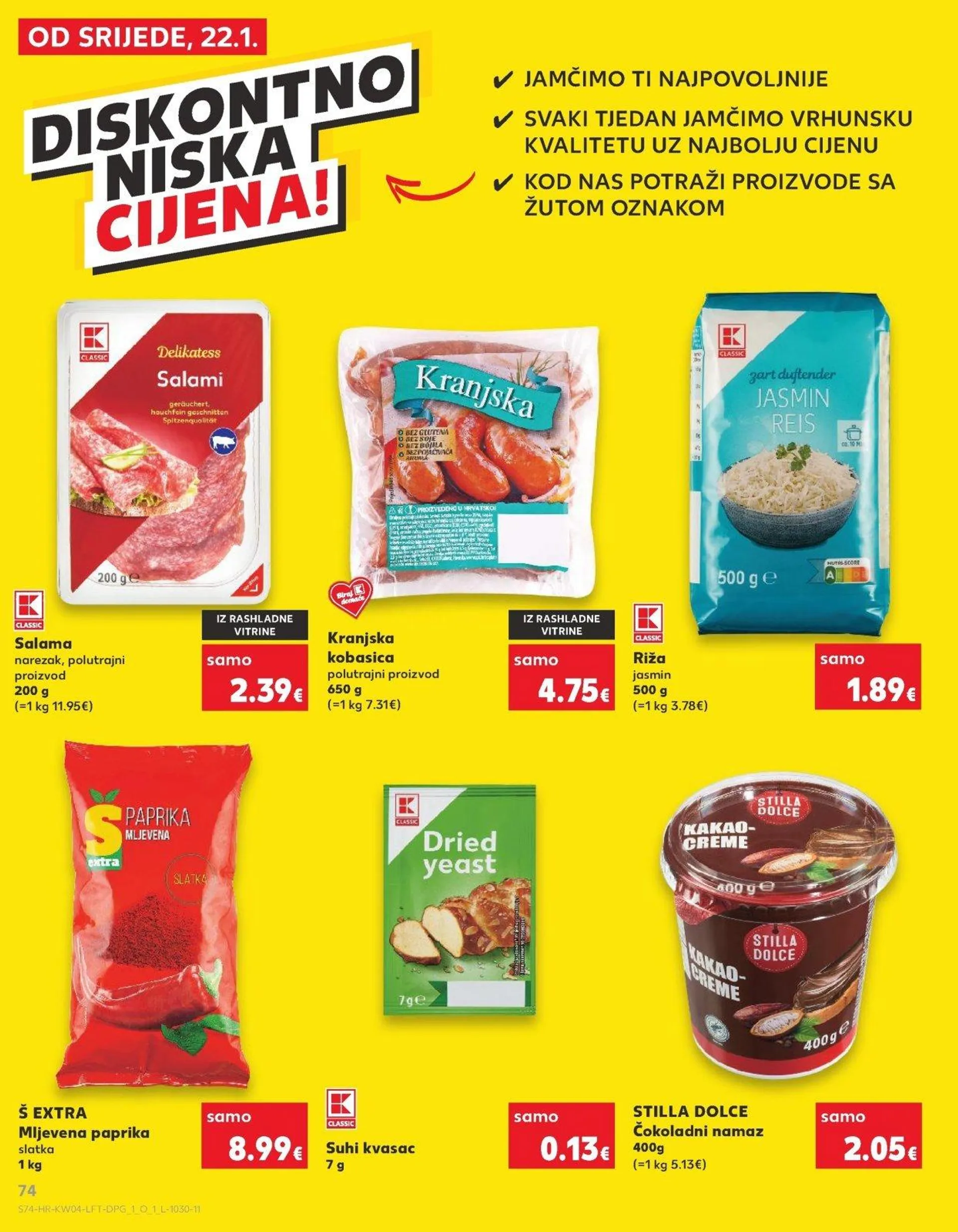 Katalog Kaufland katalog do 28.01.2025 od 22. siječnja do 28. siječnja 2025. - Pregled Stranica 74