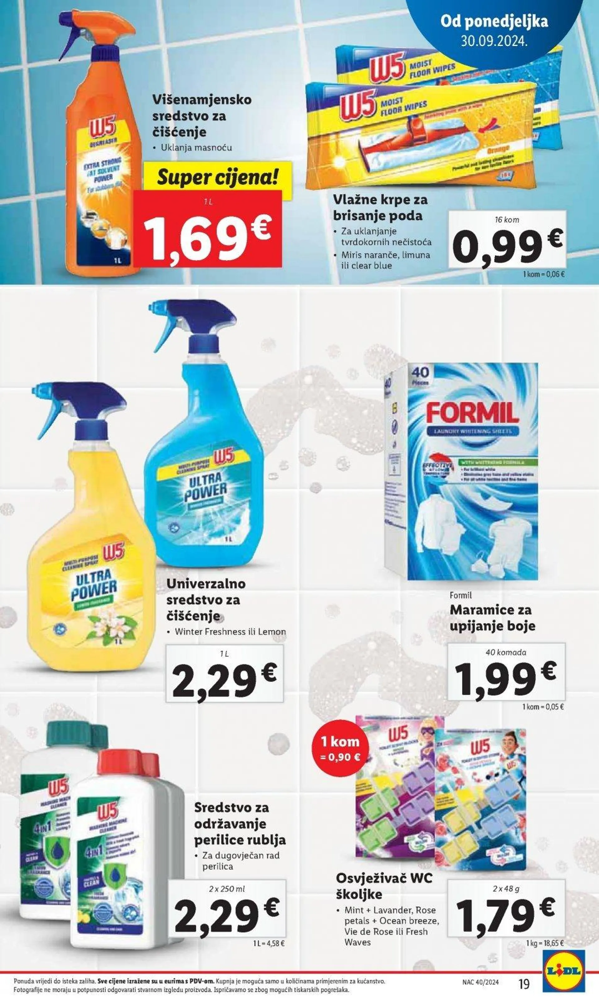 Katalog Lidl katalog do 06.10.2024 od 27. rujna do 6. listopada 2024. - Pregled Stranica 19