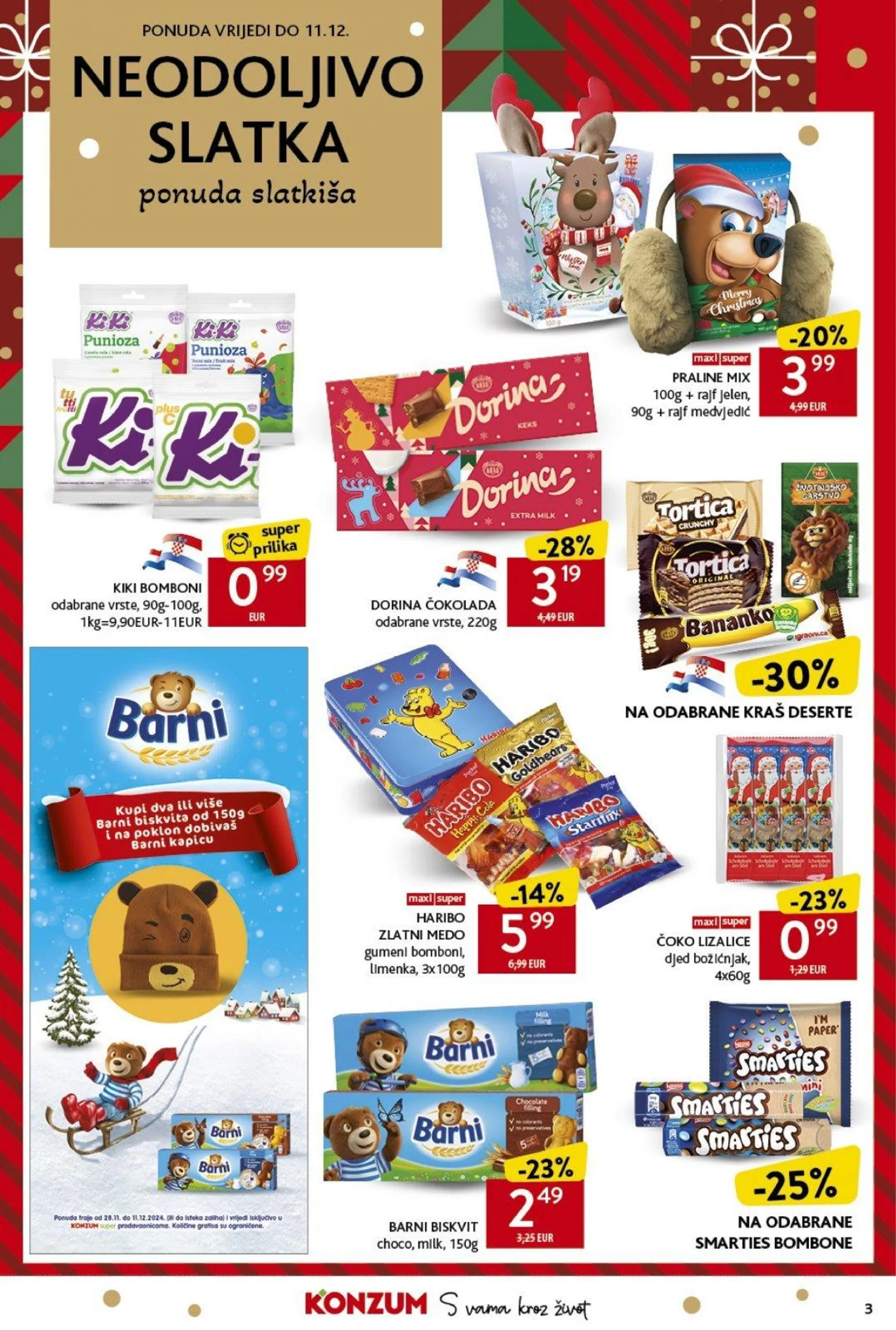 Katalog Konzum katalog do 04.12.2024 od 29. studenoga do 4. prosinca 2024. - Pregled Stranica 3