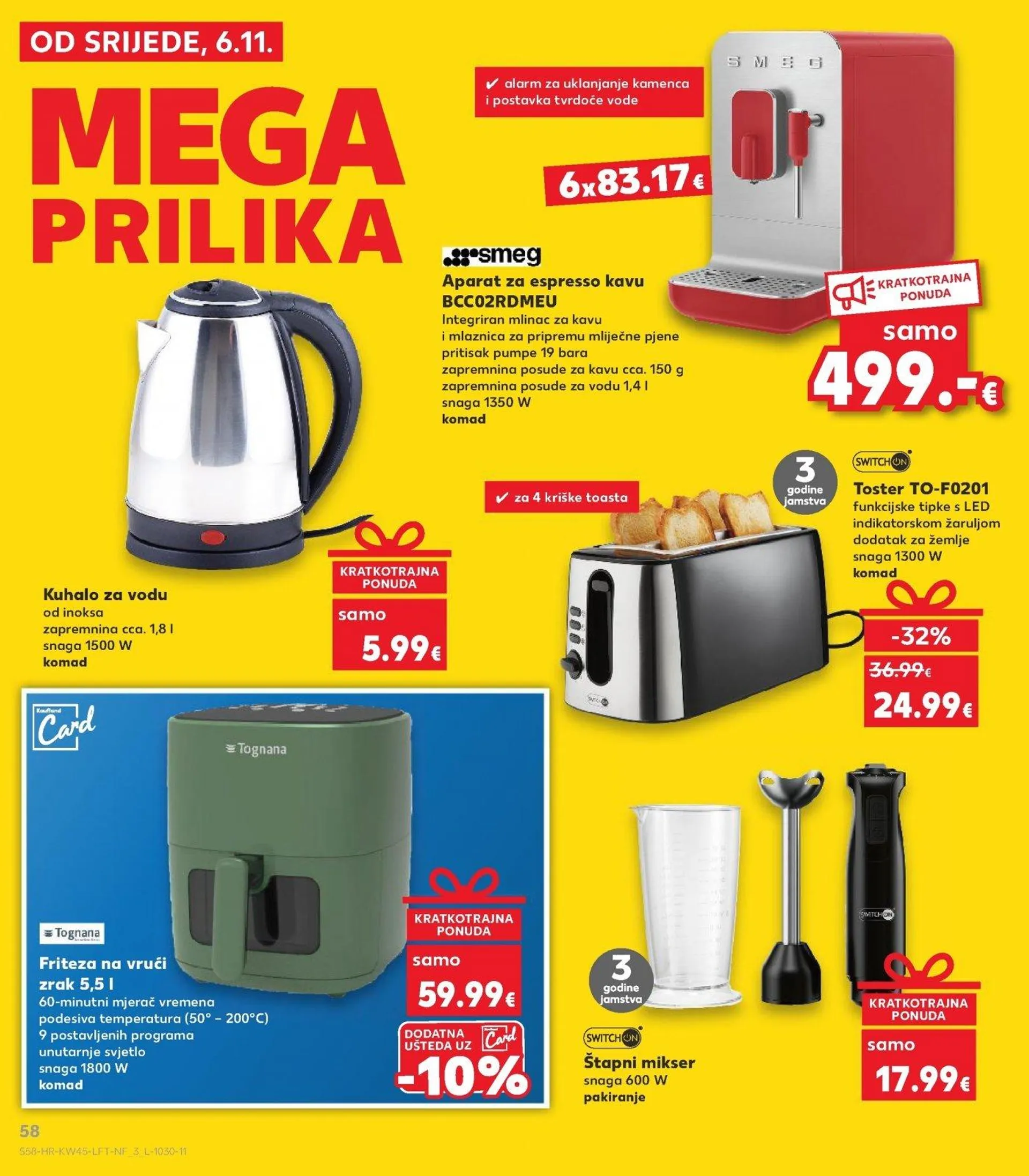 Katalog Kaufland katalog do 12.11.2024 od 6. studenoga do 12. studenoga 2024. - Pregled Stranica 58