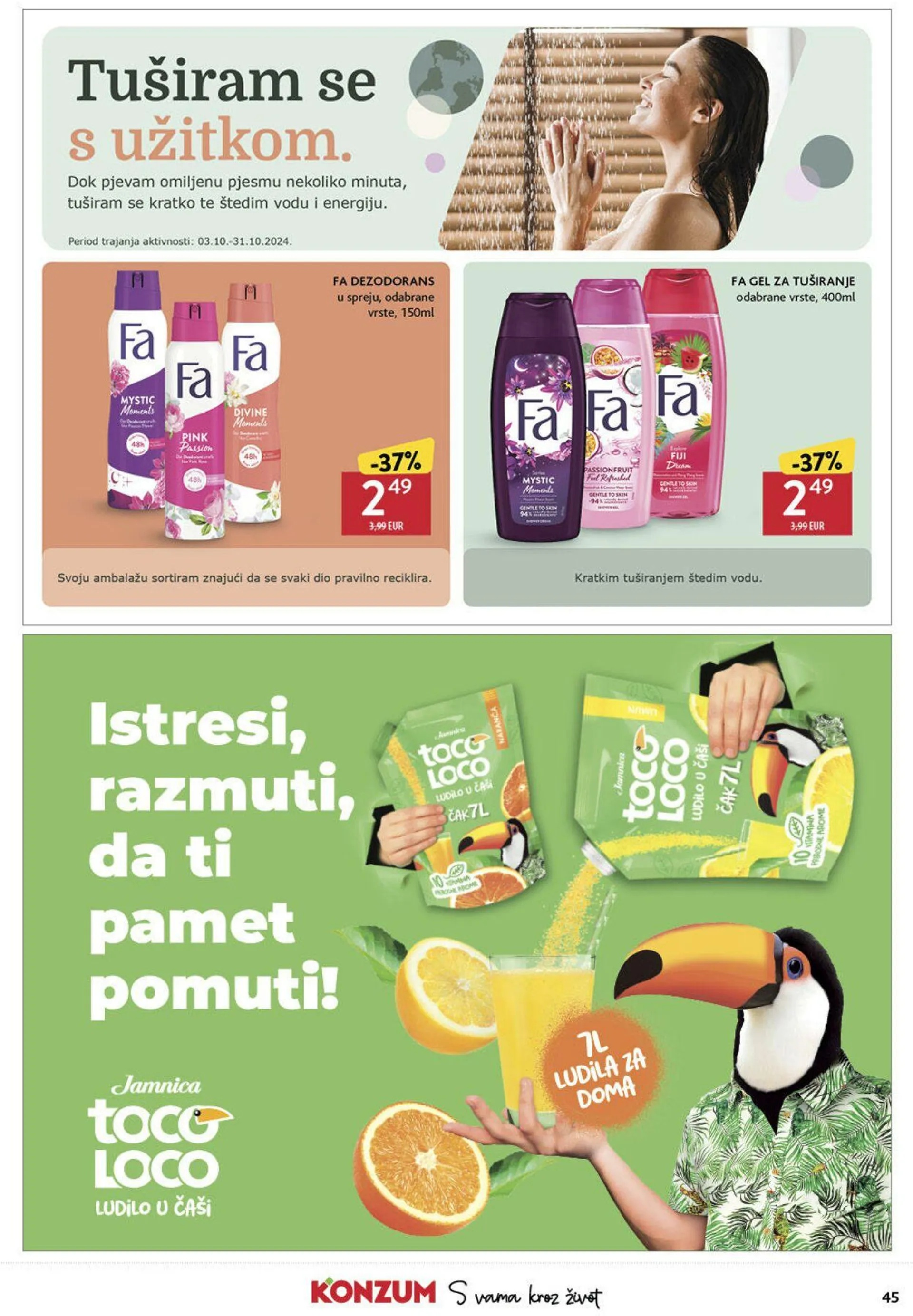 Katalog Konzum od 30. rujna do 9. listopada 2024. - Pregled Stranica 45