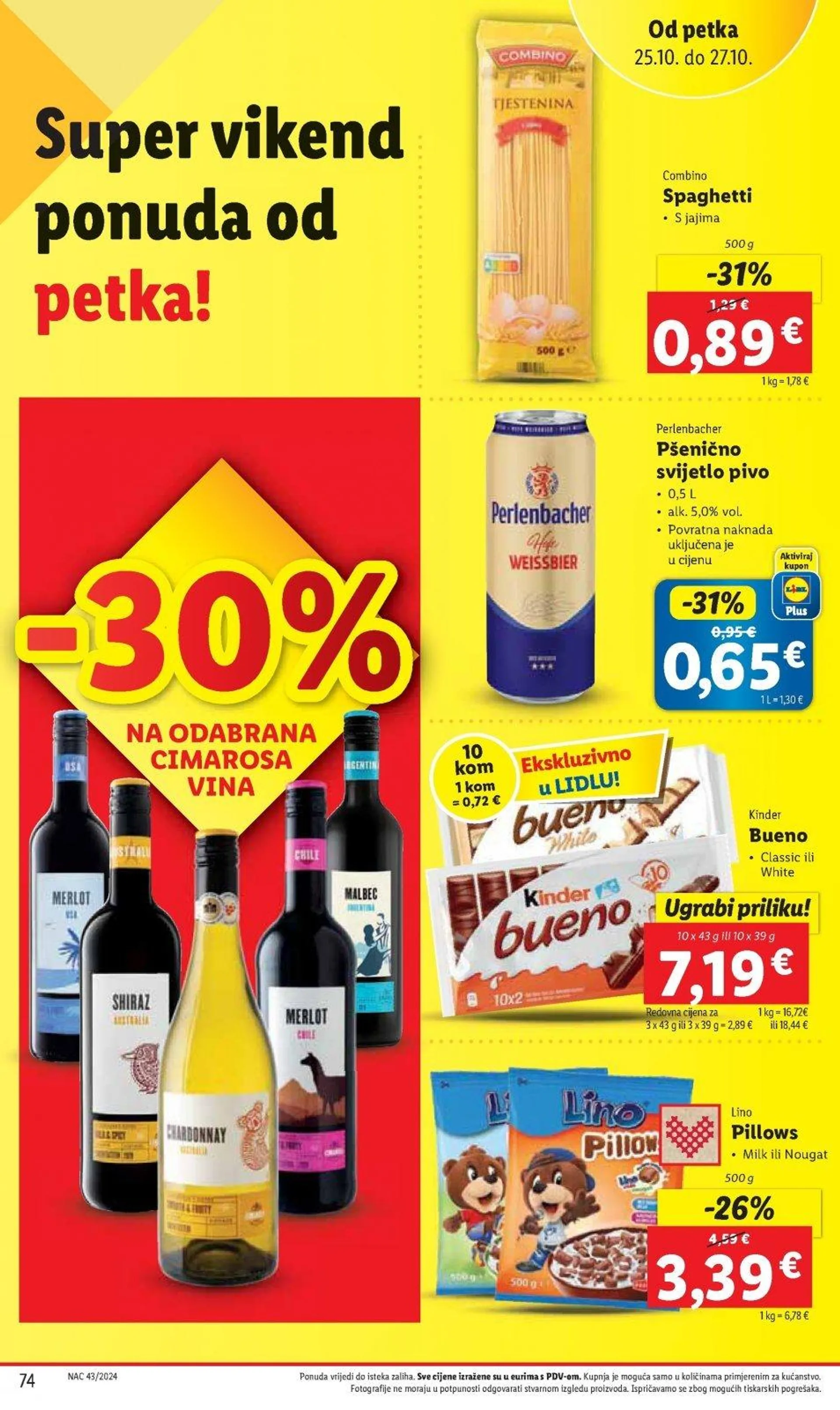 Katalog Lidl katalog do 27.10.2024 od 17. listopada do 27. listopada 2024. - Pregled Stranica 74