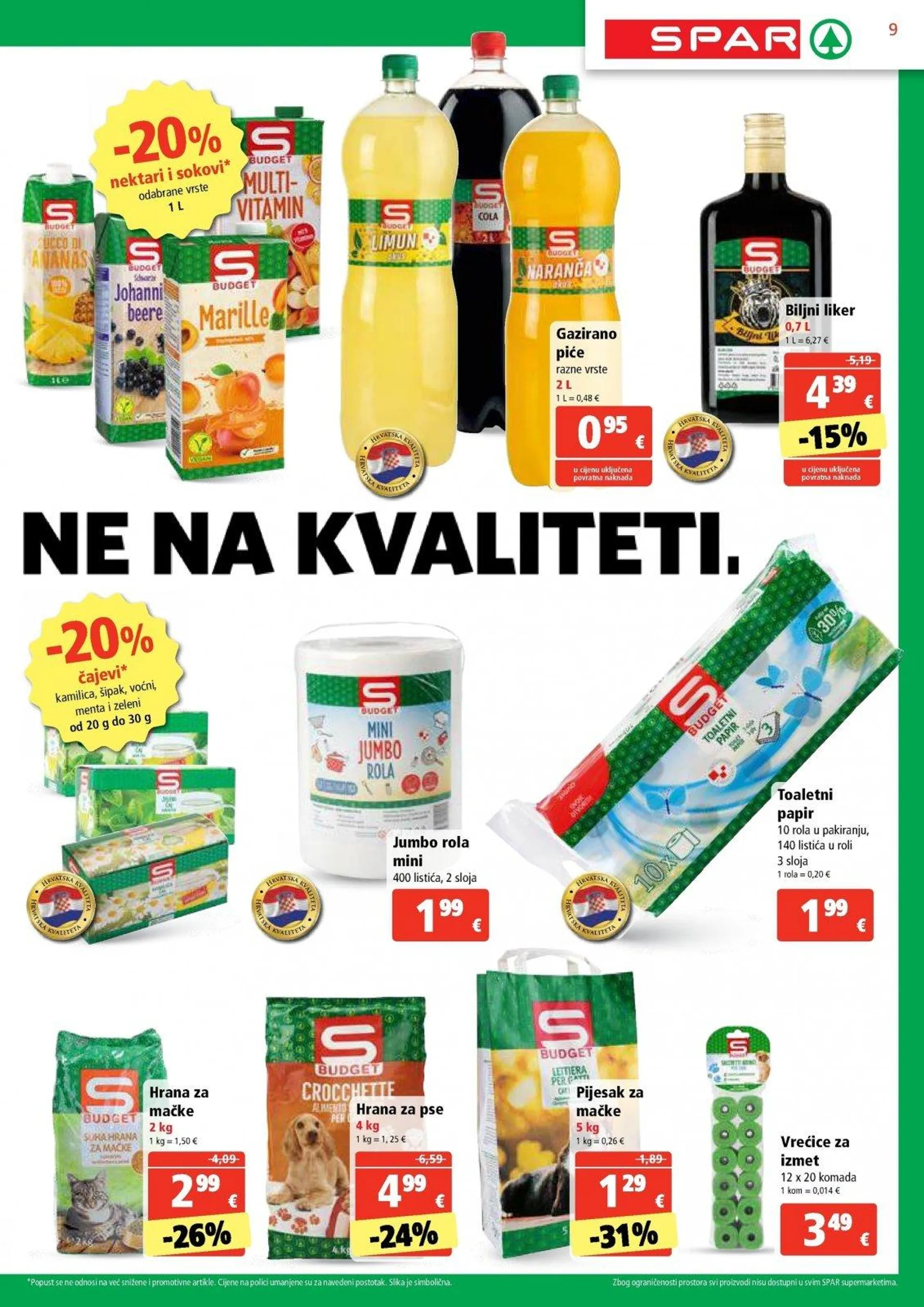 Katalog Spar katalog do 08.10.2024 od 3. listopada do 8. listopada 2024. - Pregled Stranica 9