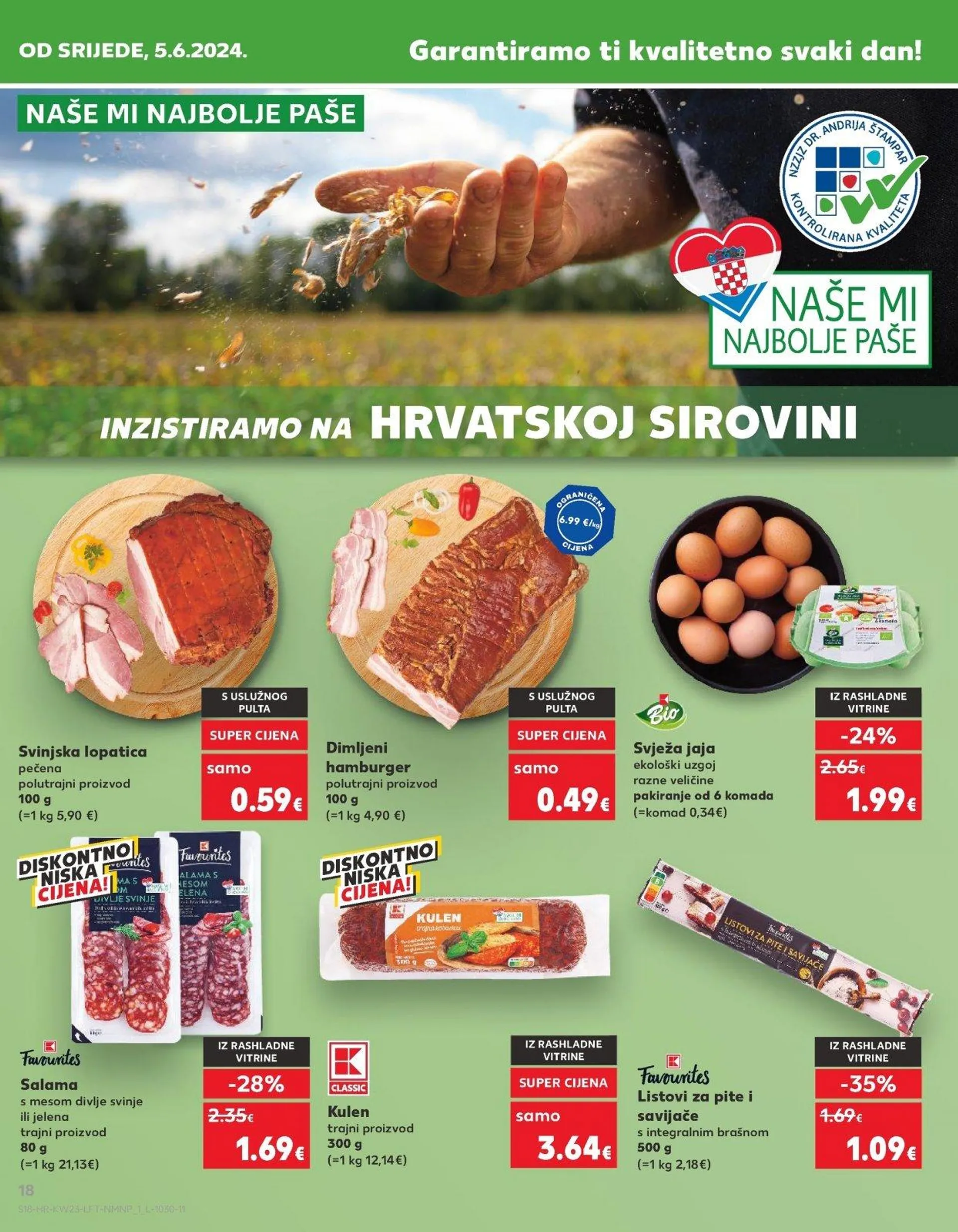 Katalog Kaufland katalog do 11.06.2024 od 5. lipnja do 11. lipnja 2024. - Pregled Stranica 18