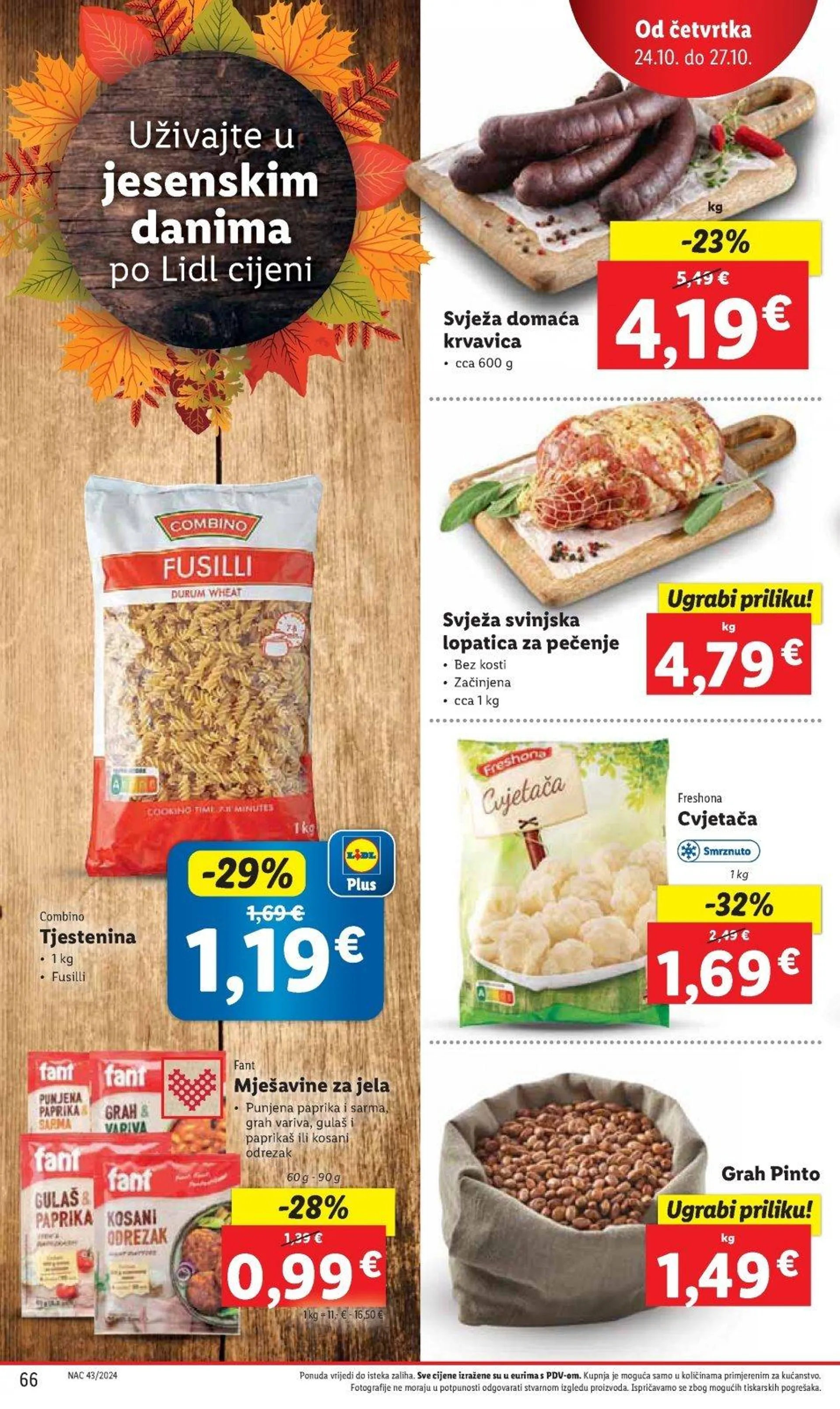 Katalog Lidl katalog do 27.10.2024 od 17. listopada do 27. listopada 2024. - Pregled Stranica 66