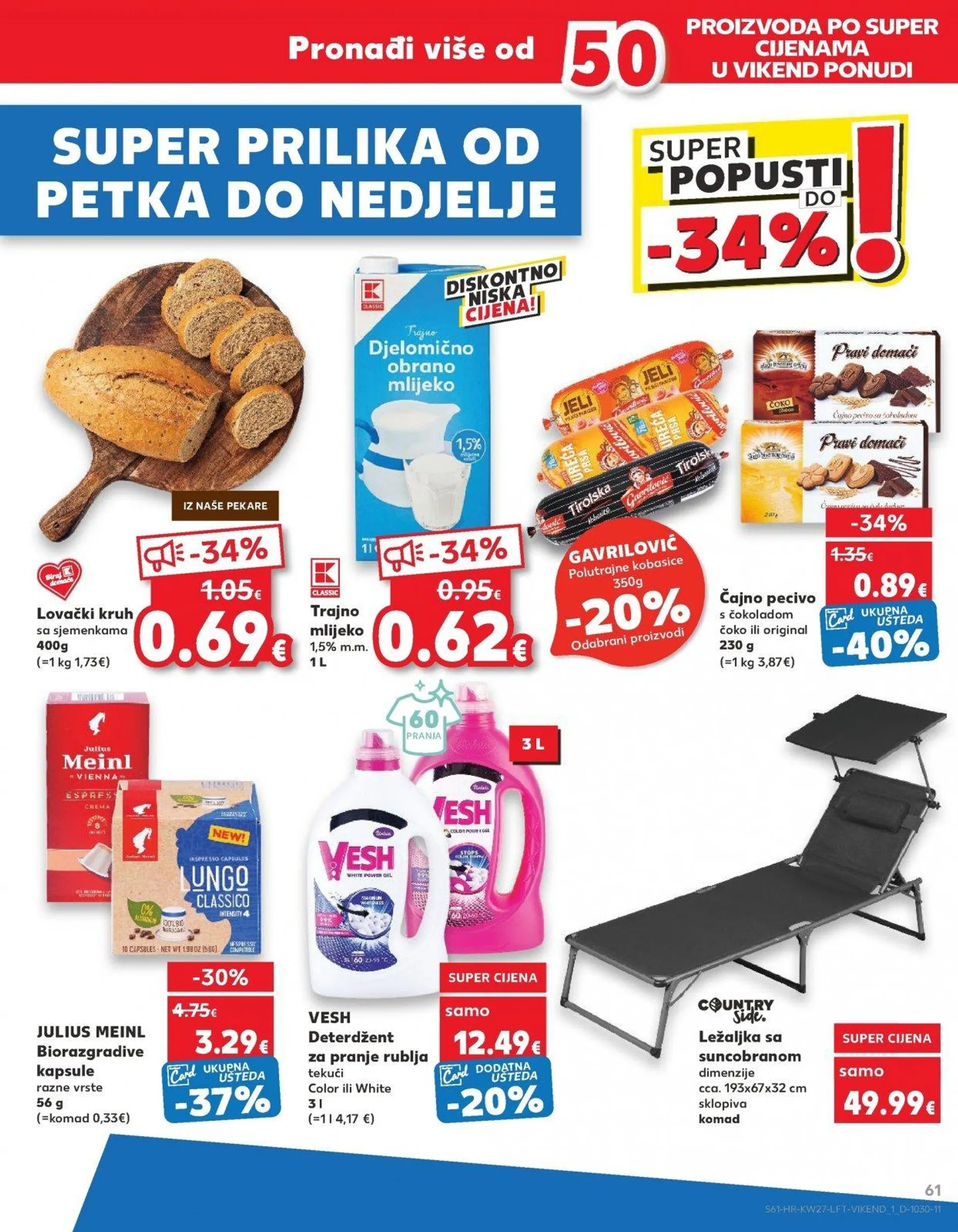 Katalog Kaufland katalog do 09.07.2024 od 3. srpnja do 9. srpnja 2024. - Pregled Stranica 61