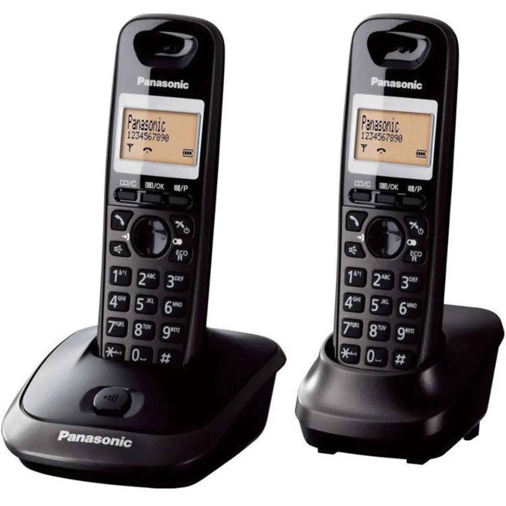 PANASONIC telefon KX-TG2512FXT TWIN CRNI