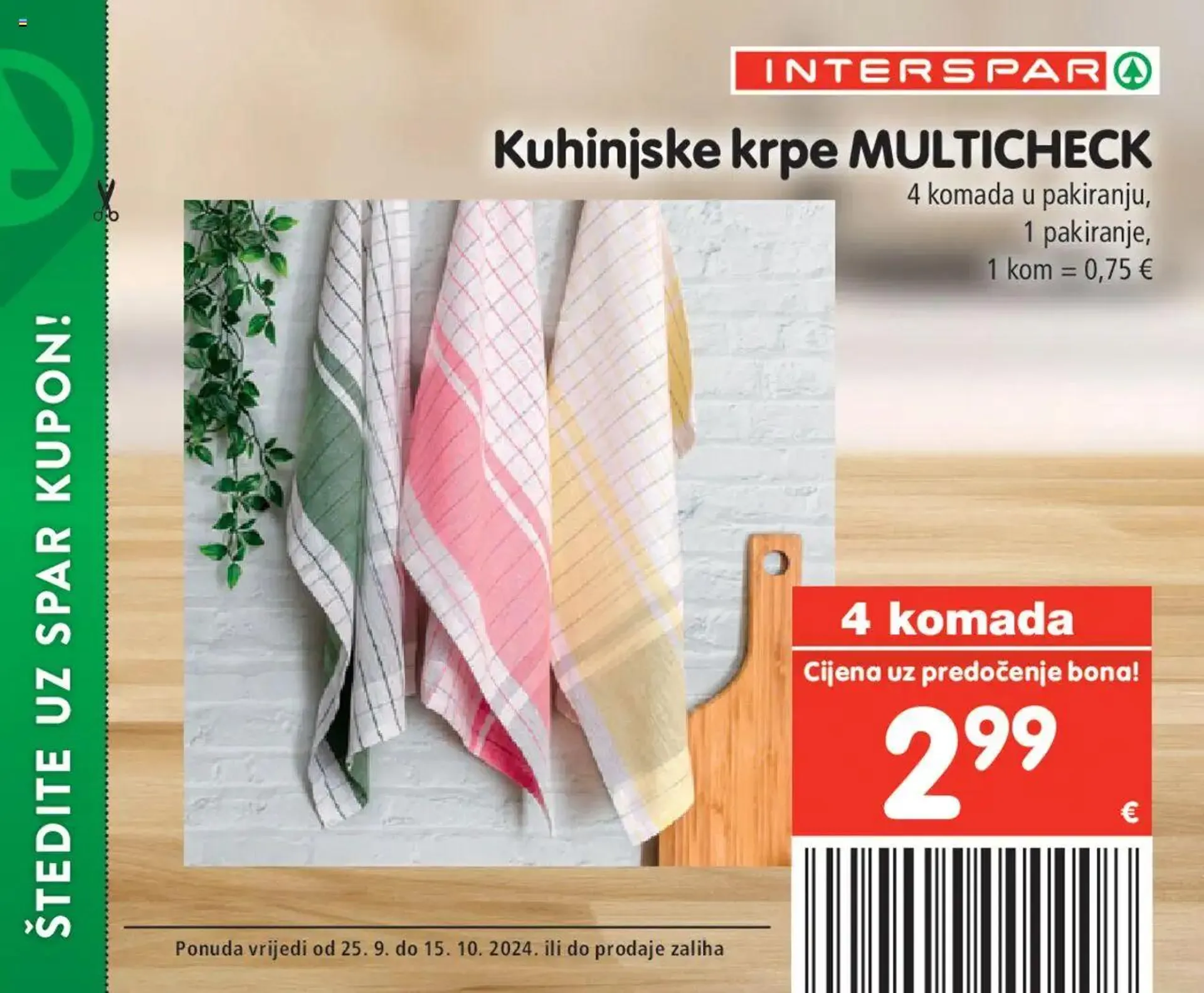 Katalog Posebne pogodnosti Interspar od 25. rujna do 15. listopada 2024. - Pregled Stranica 25