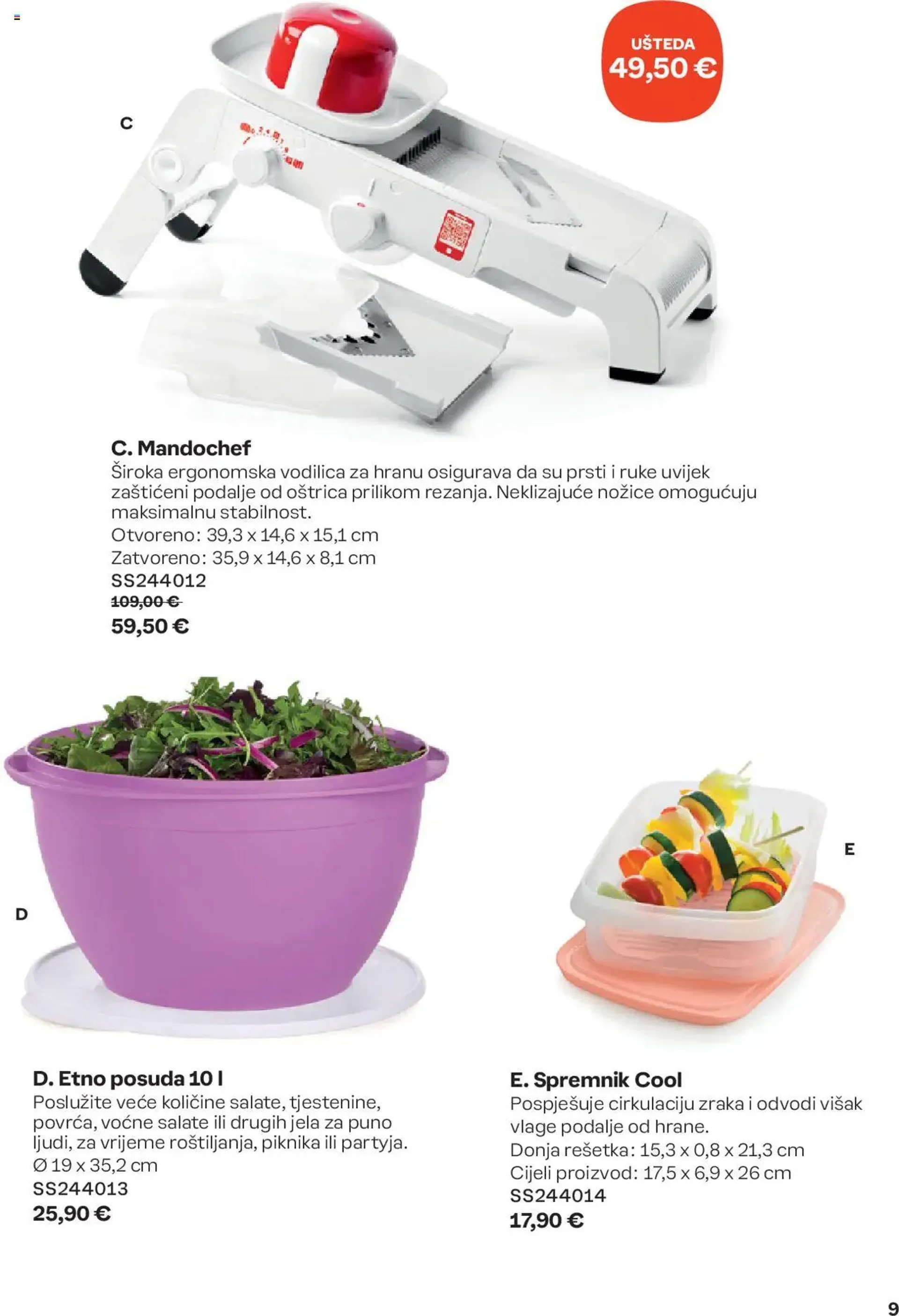 Katalog Katalog Tupperware od 1. listopada do 31. listopada 2024. - Pregled Stranica 9