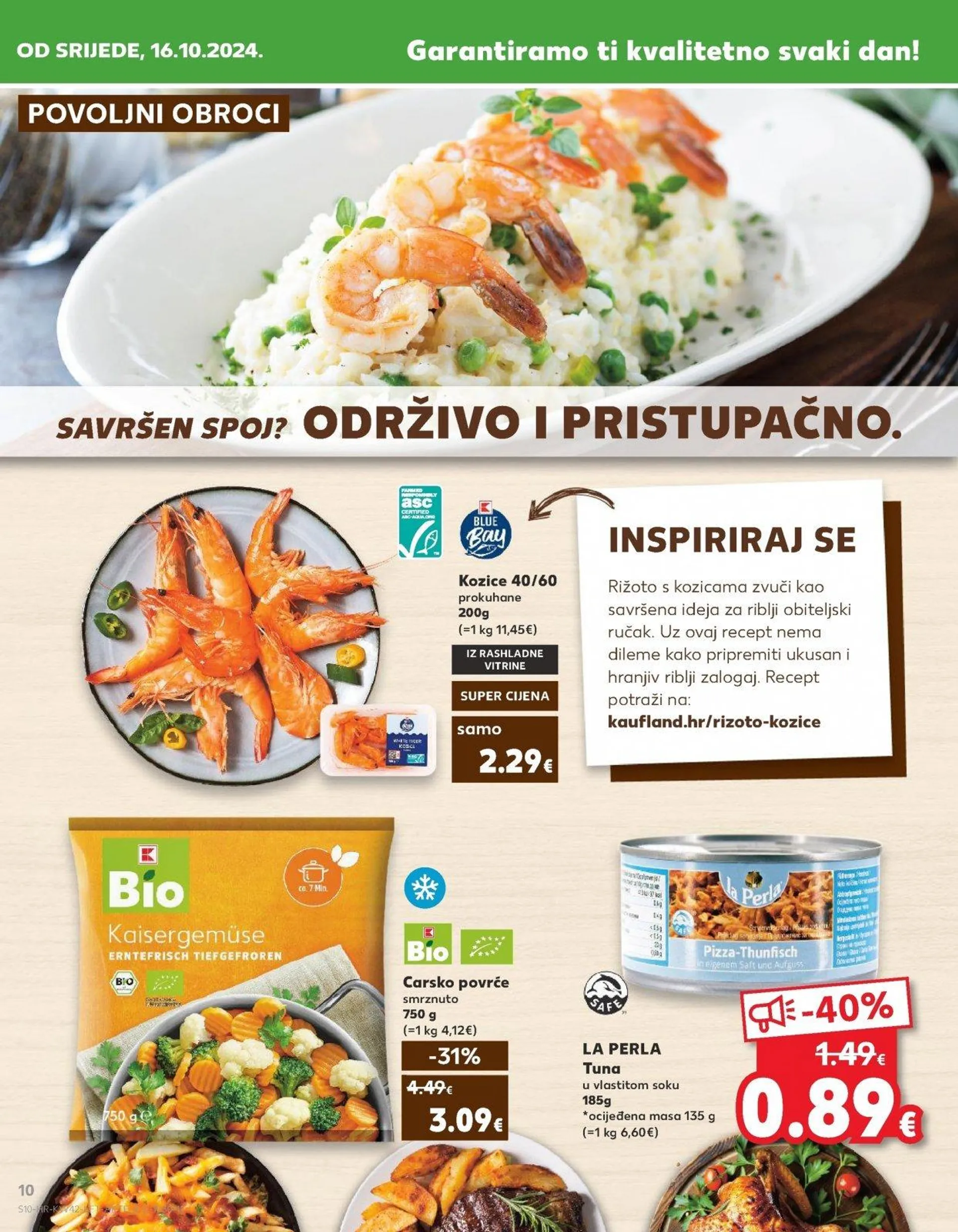 Katalog Kaufland katalog do 22.10.2024 od 16. listopada do 22. listopada 2024. - Pregled Stranica 10