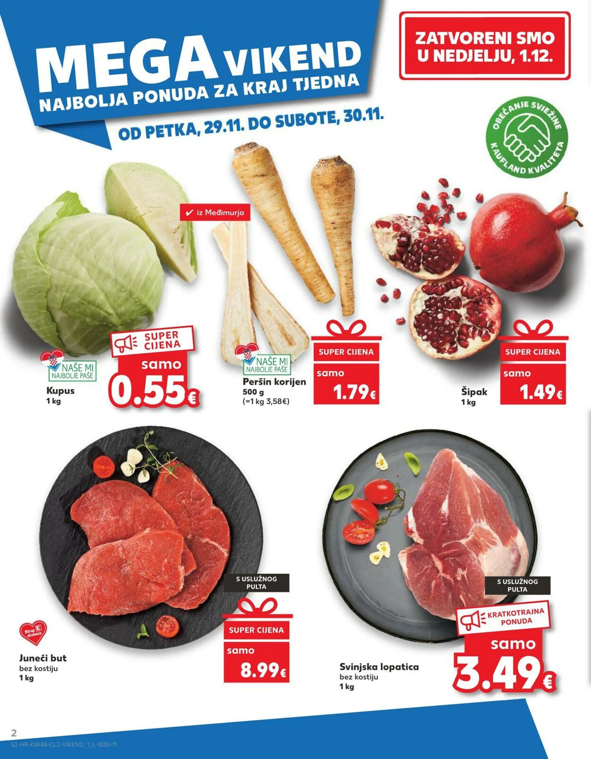 Katalog Kaufland od 29. studenoga do 3. prosinca 2024. - Pregled Stranica 2