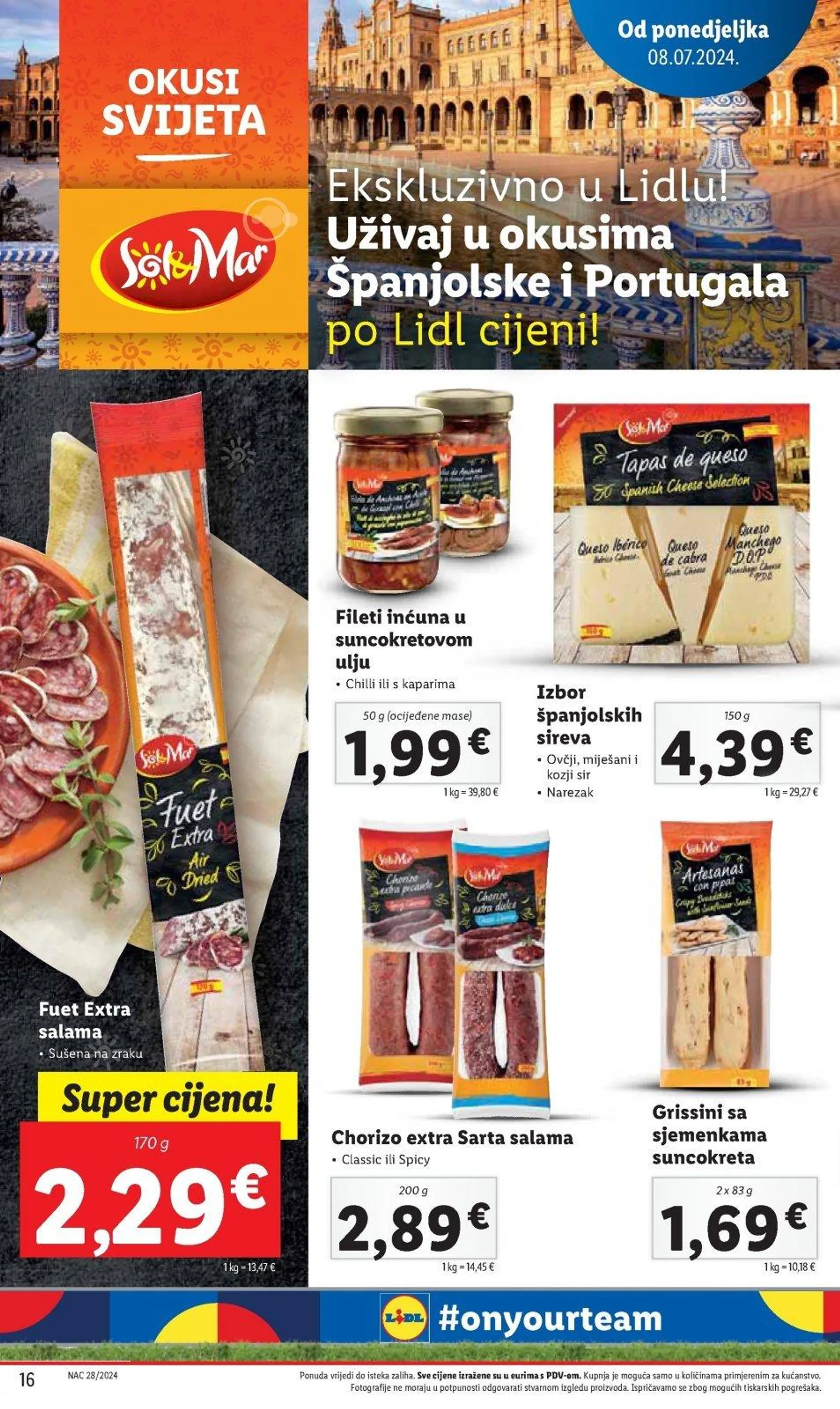 Katalog Lidl katalog do 14.07.2024 od 4. srpnja do 14. srpnja 2024. - Pregled Stranica 16