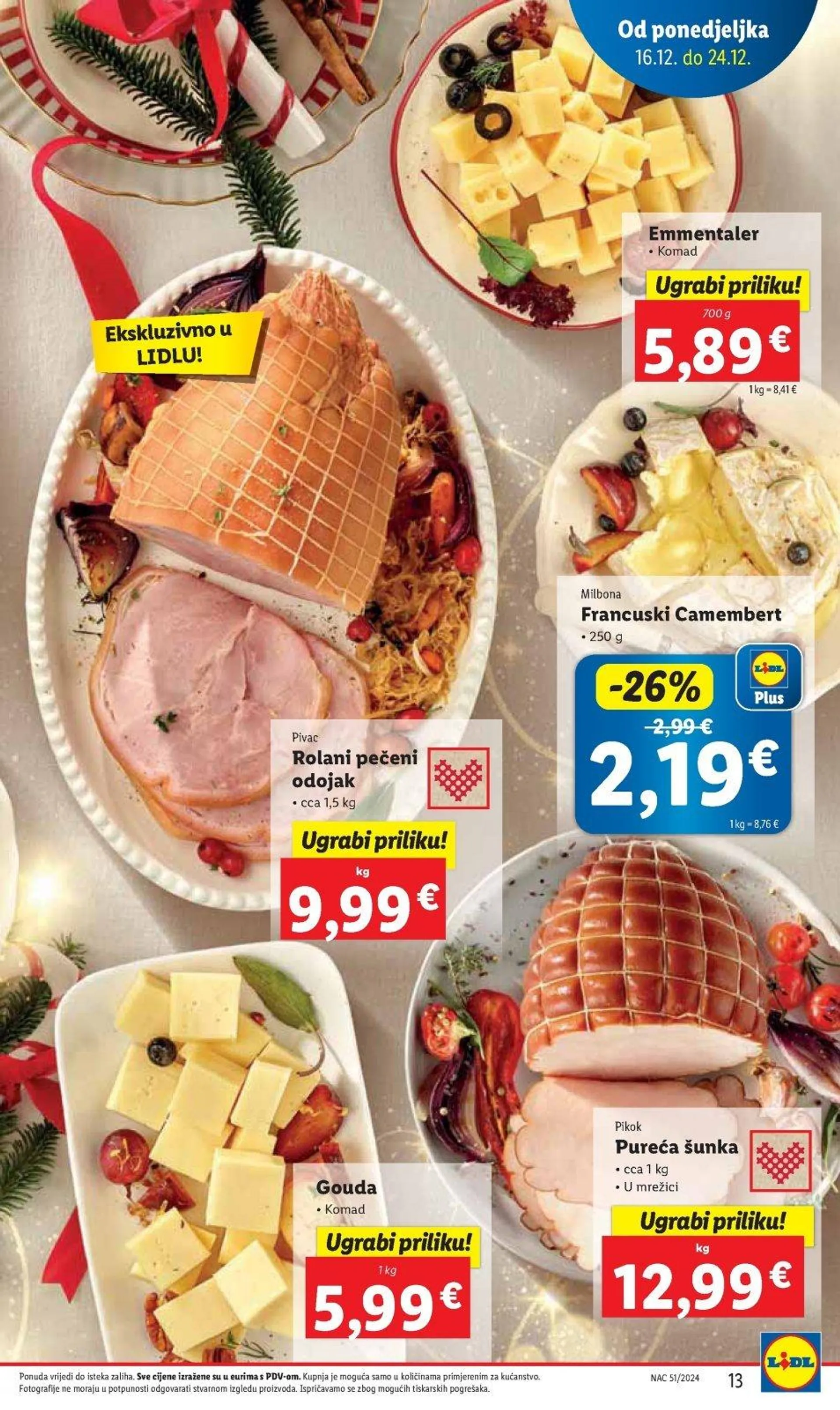 Katalog Lidl katalog do 24.12.2024 od 19. prosinca do 24. prosinca 2024. - Pregled Stranica 13