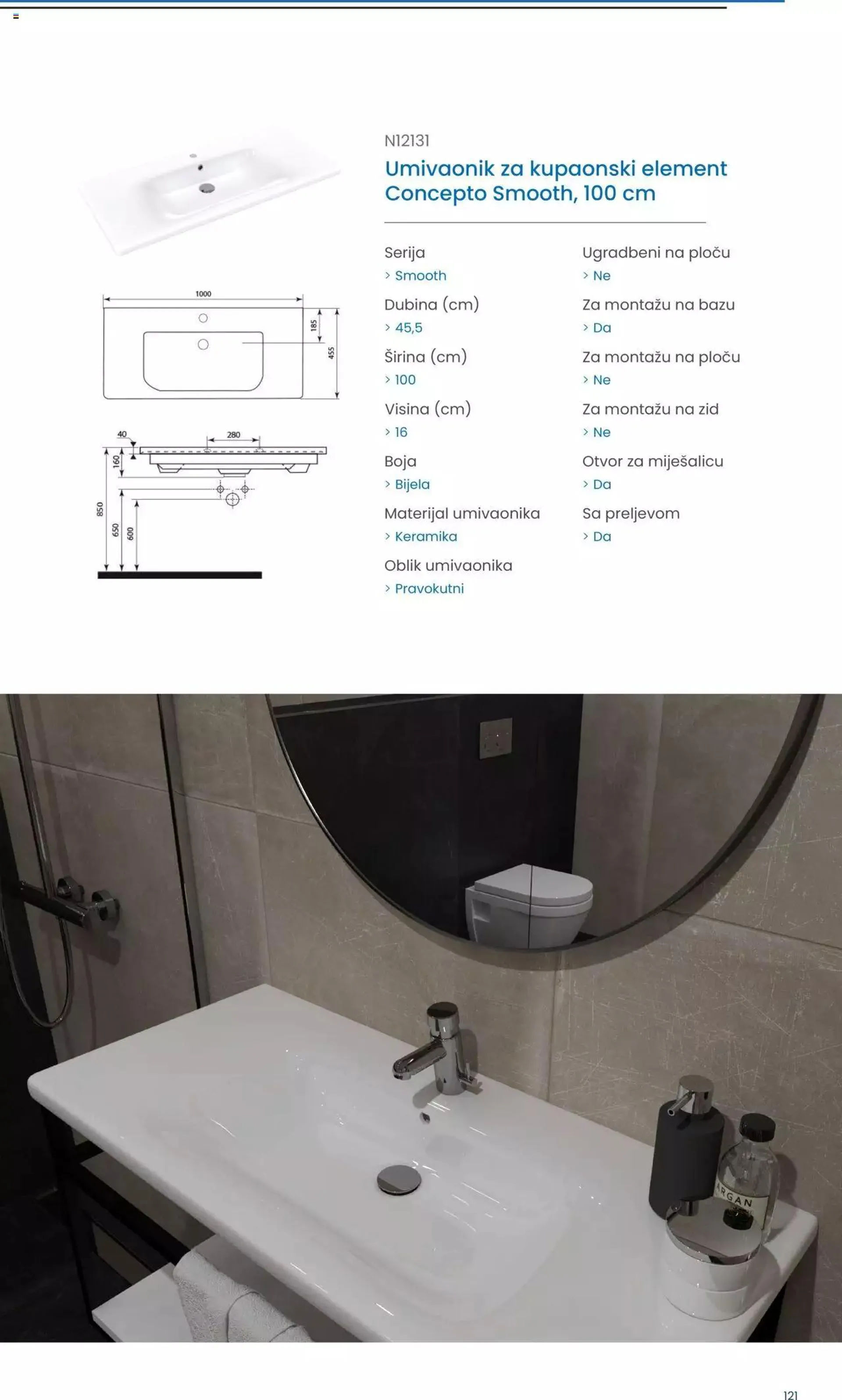 Katalog Concepto sanitarije 2023 Fero-term od 13. ožujka do 31. prosinca 2023. - Pregled Stranica 121